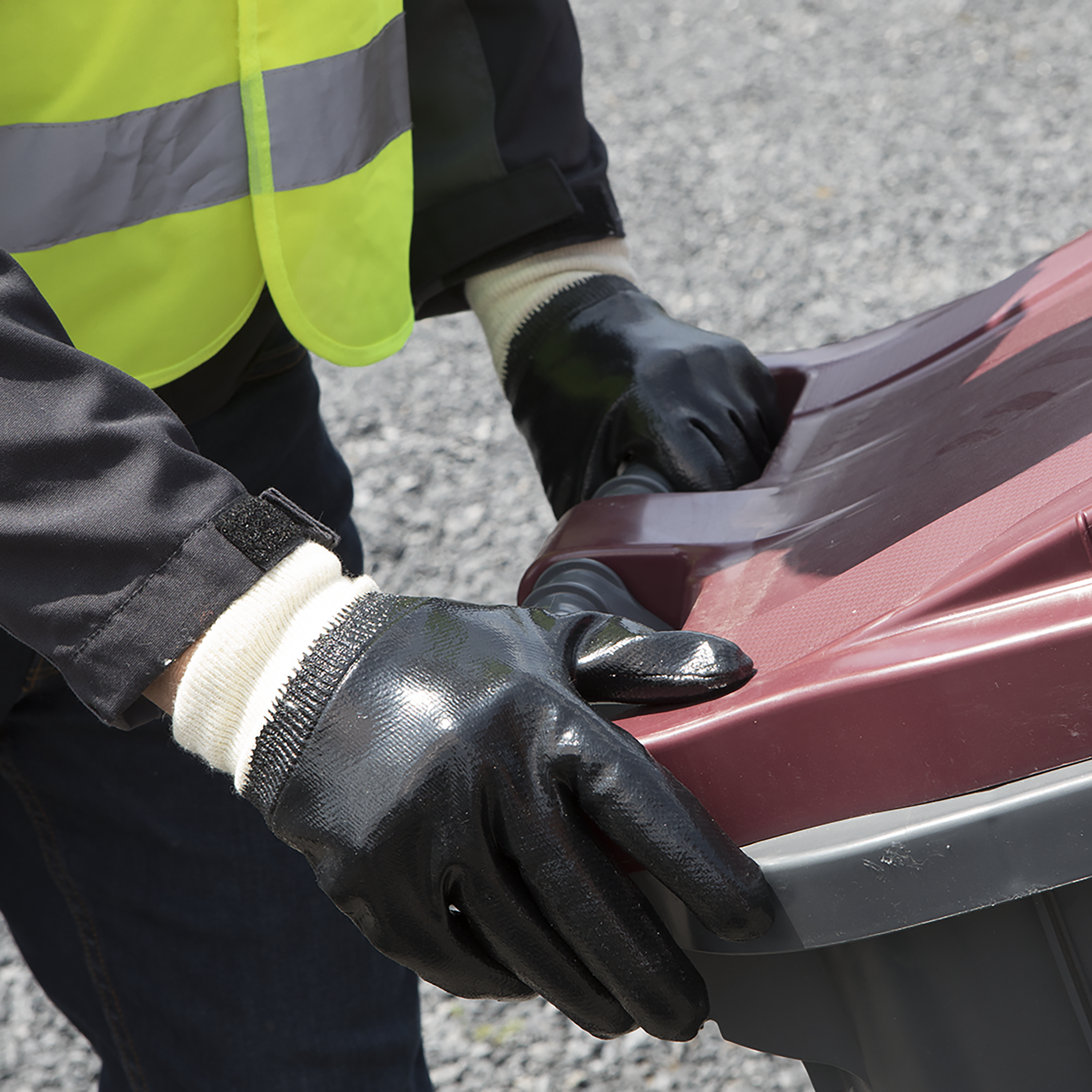 Guantes Mecánico Algodón / Nitrilo DEXTER - Talla 9 - 2