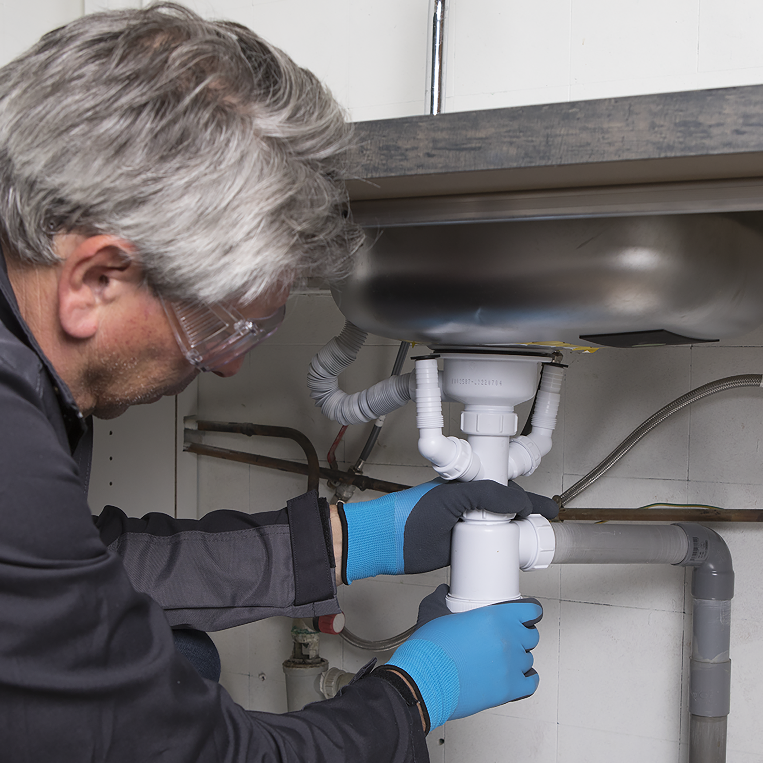 Guantes Látex Resistente Al Agua DEXTER - Talla 8 - 3