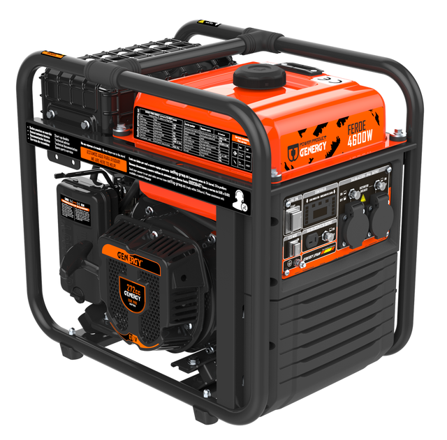 Gerador inverter a gasolina arranque elétrico 4800W/4200W Genergy Feroe