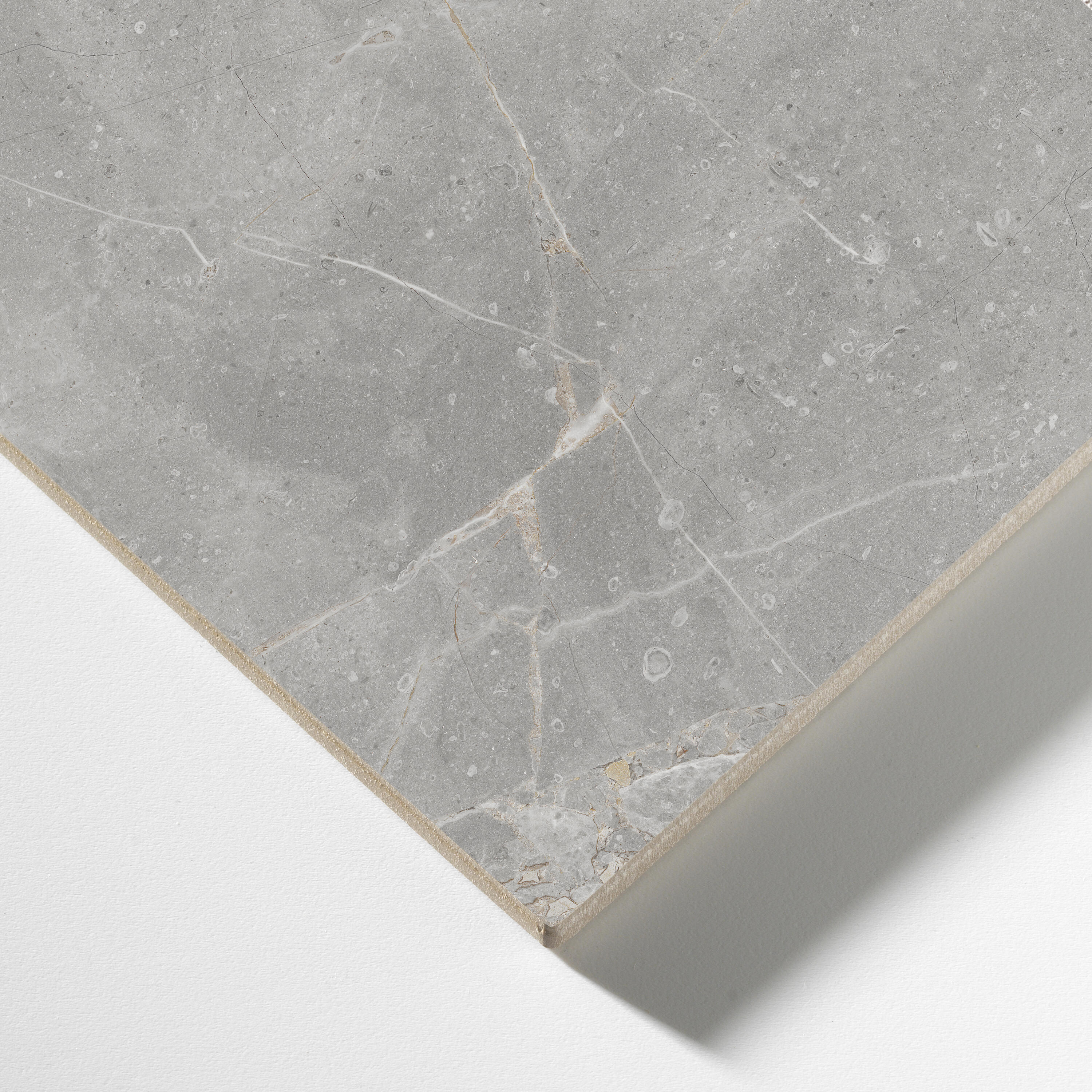 Carrelage sol intérieur effet marbre gris Iberis l.30 x L.60 cm - 9