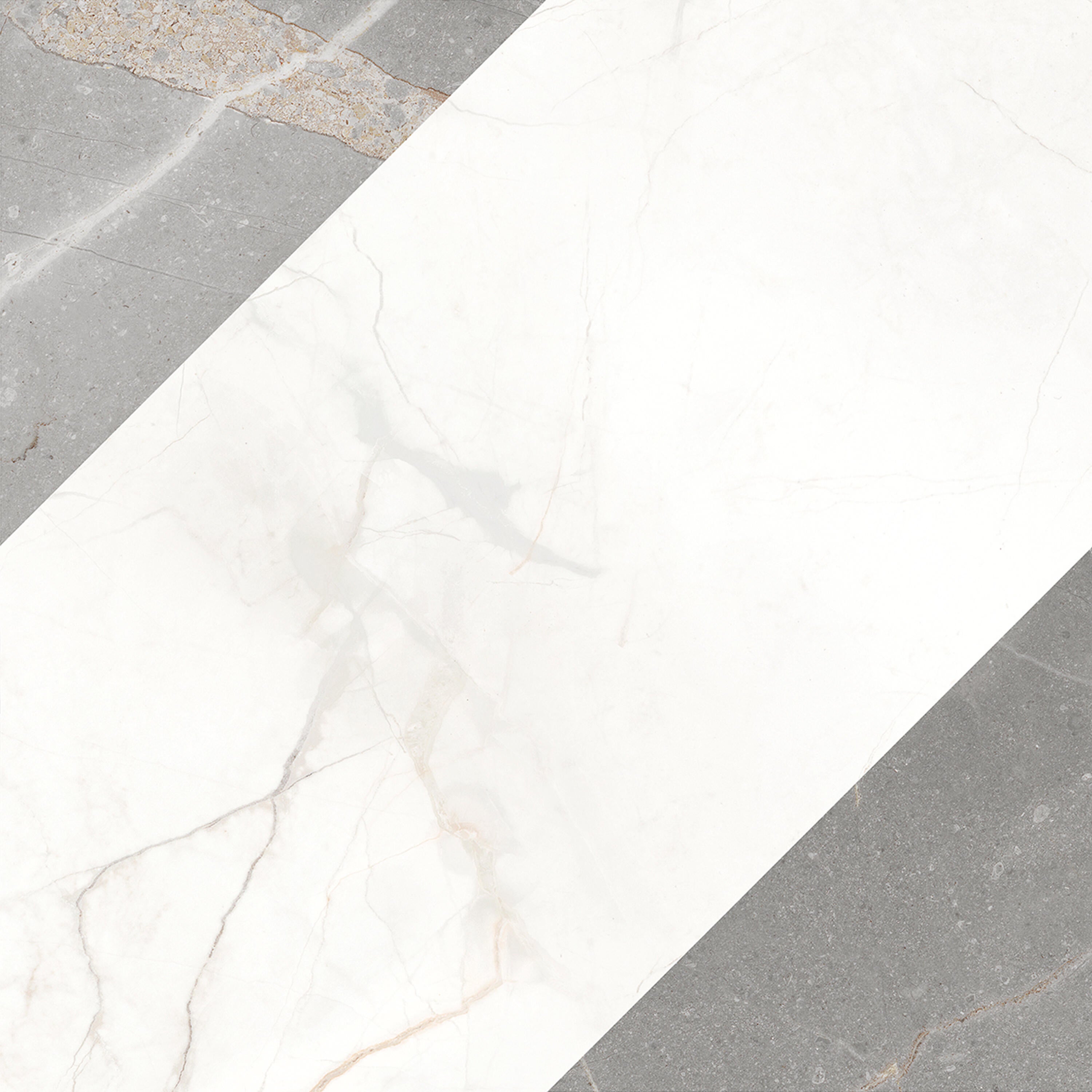 Carrelage sol effet marbre multicouleur Iberis l.20 x L.20 cm - 10