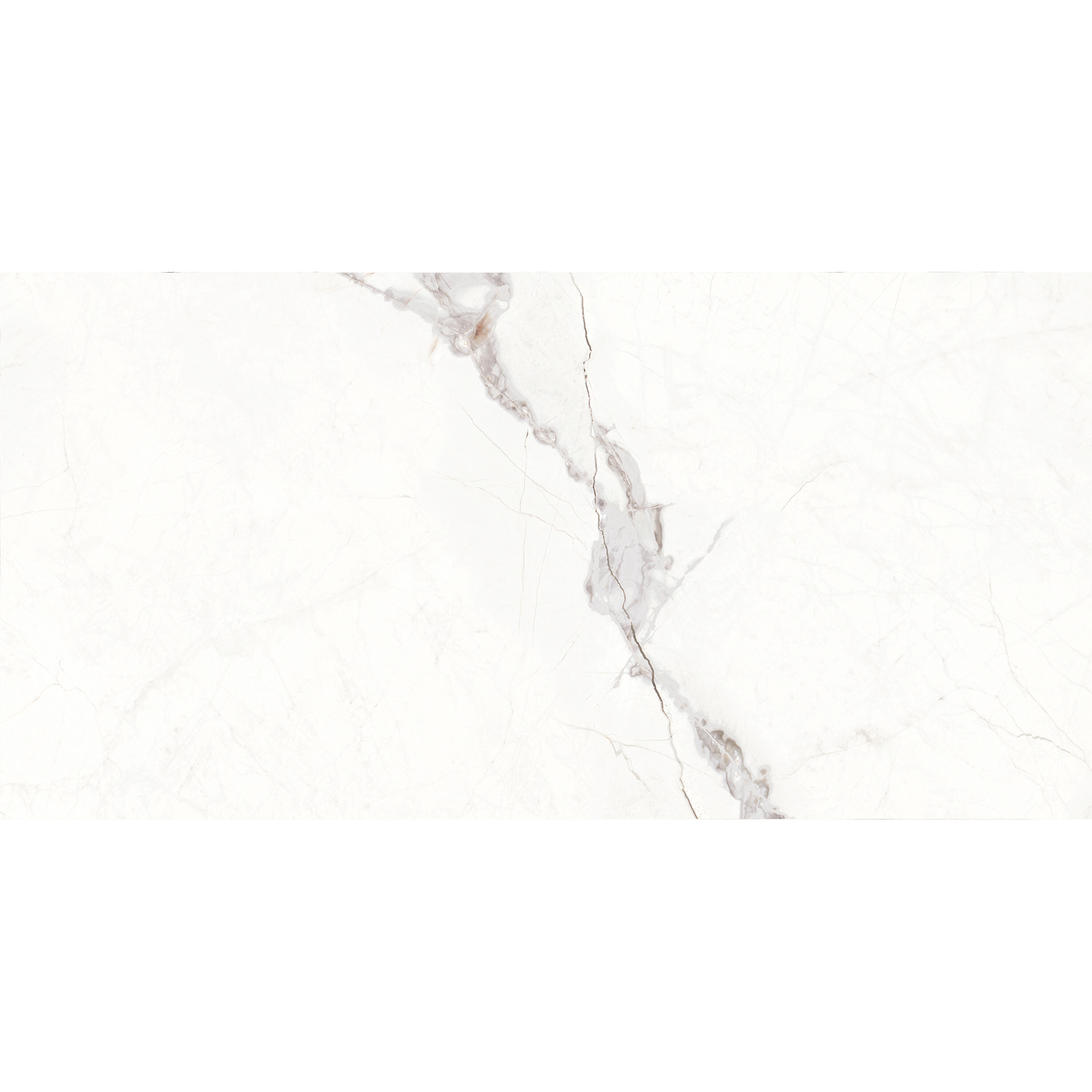 Carrelage sol intérieur effet marbre blanc Iberis l.30 x L.60 cm FRASSINORO GRES - 8