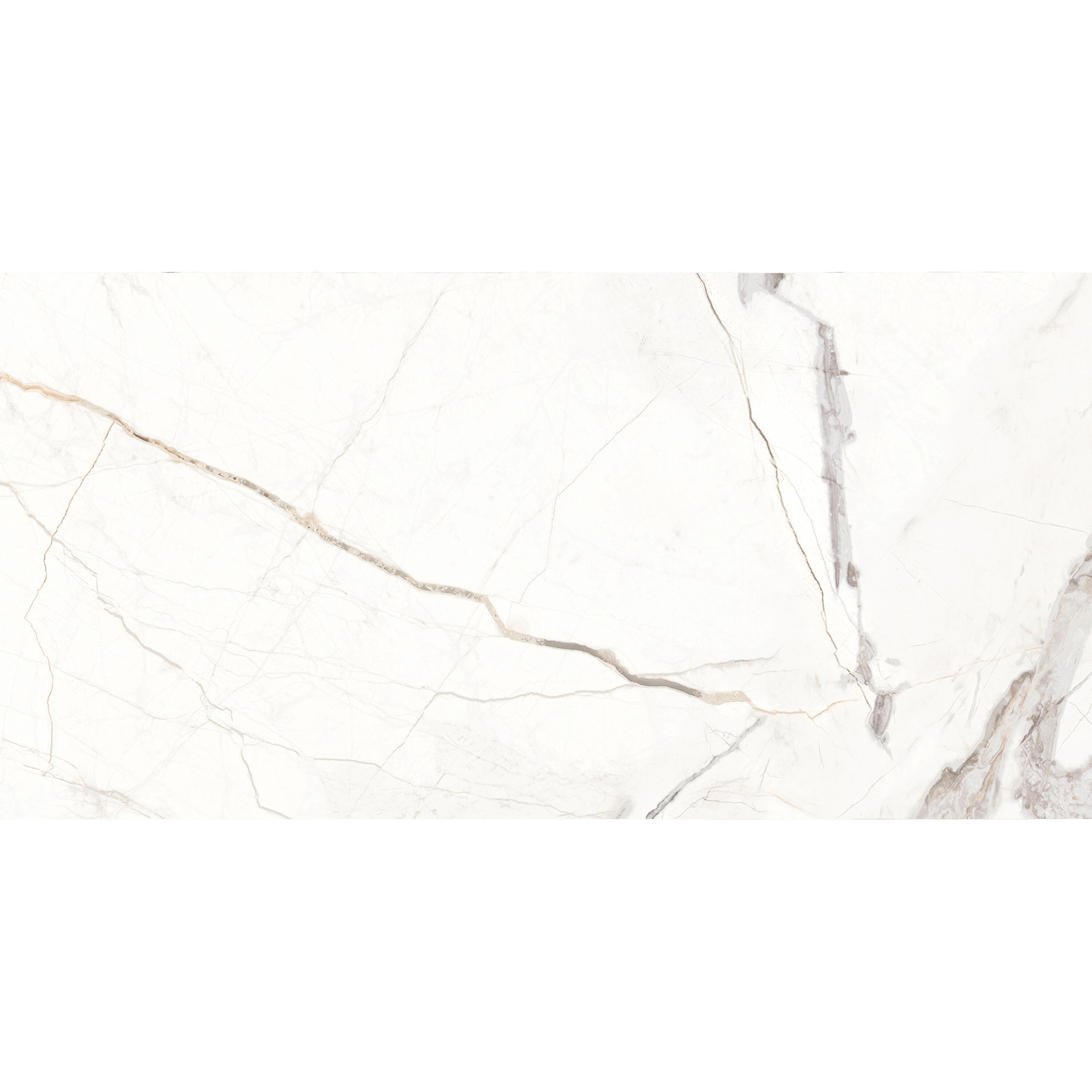 Carrelage sol intérieur effet marbre blanc Iberis l.30 x L.60 cm FRASSINORO GRES - 7