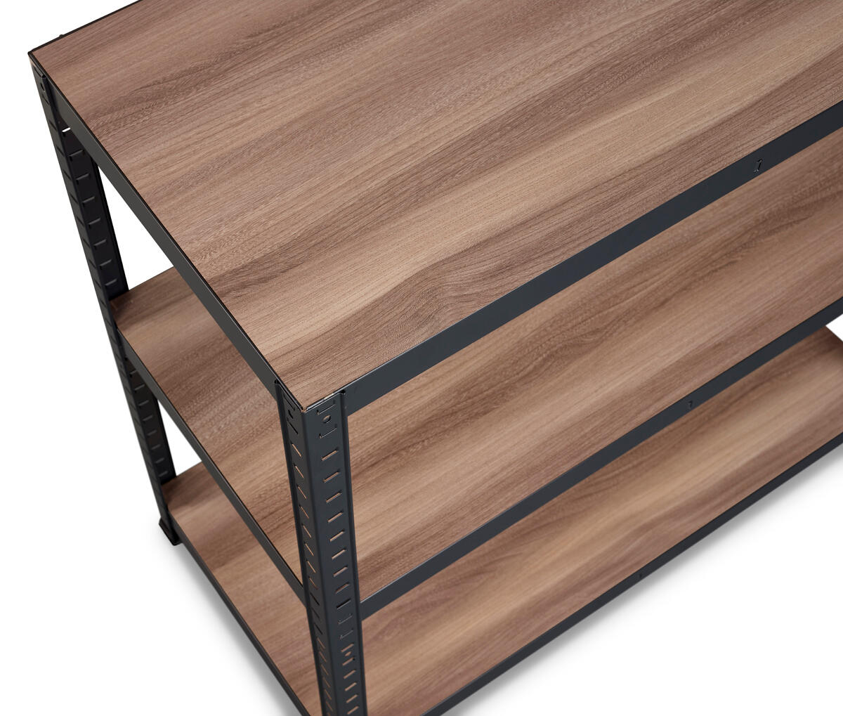 Étagère Métal Blanc époxy - 5 Tablettes - Dimensions L.73 X H.170 X P.30 Cm - Charge Max 300 Kg