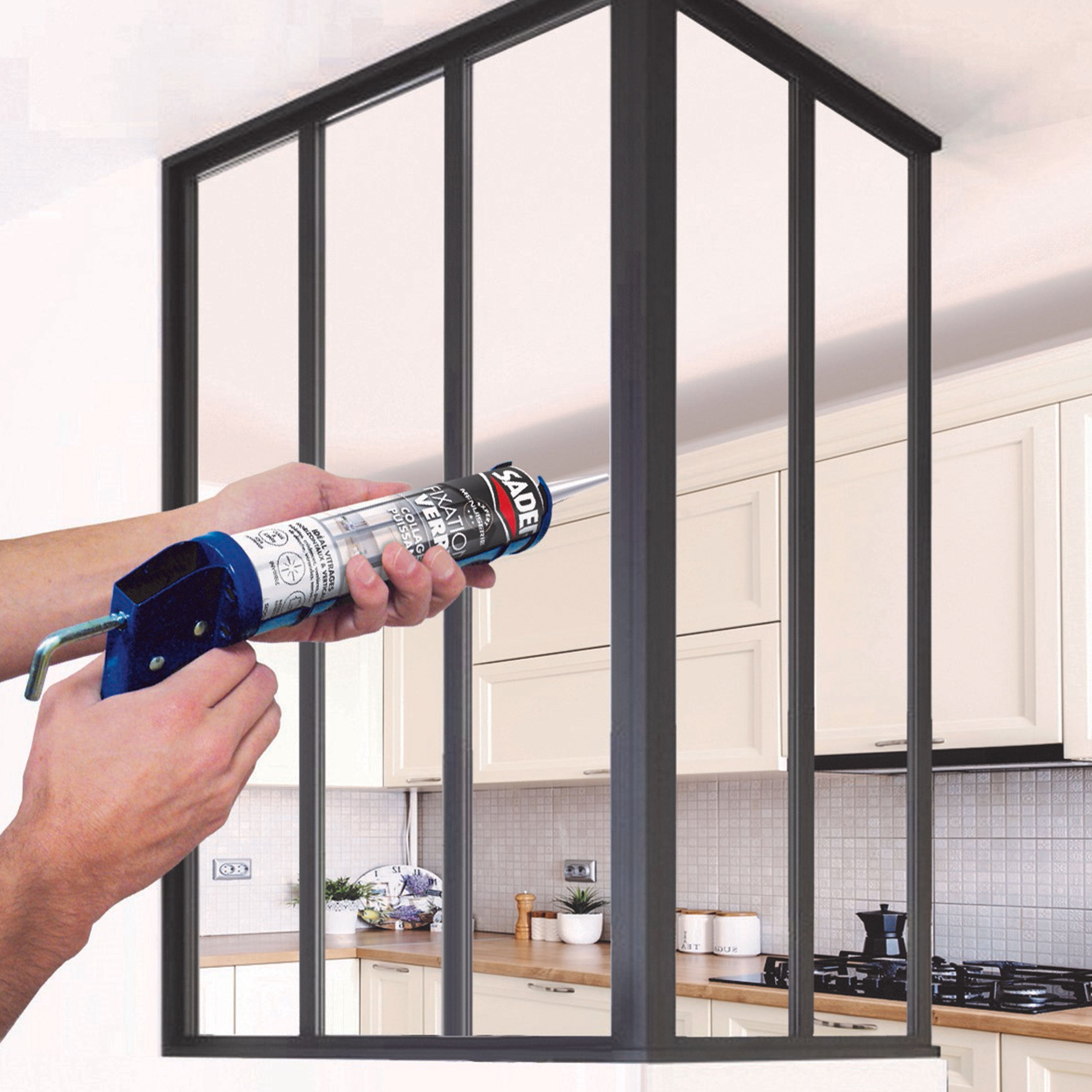 Colle de fixation SADER, 280ML transparent - 2