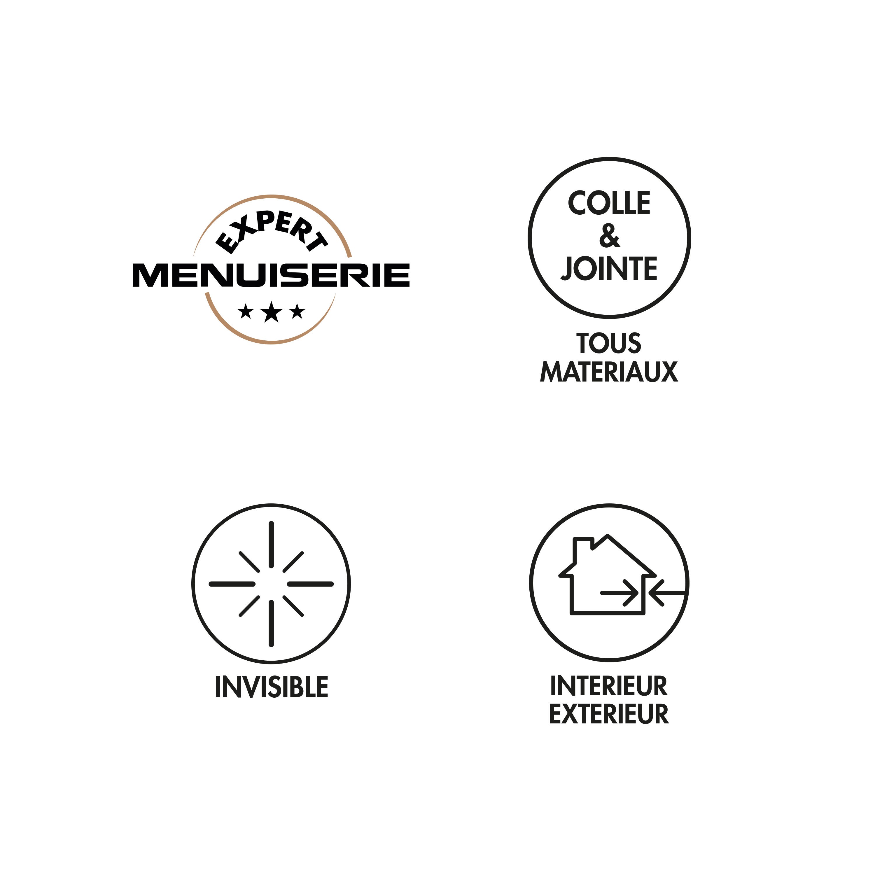 Colle de fixation SADER, 280ML transparent - 3