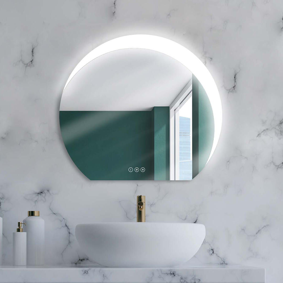 Miroir lumineux l.55 x H.60cm Eclipse - 2