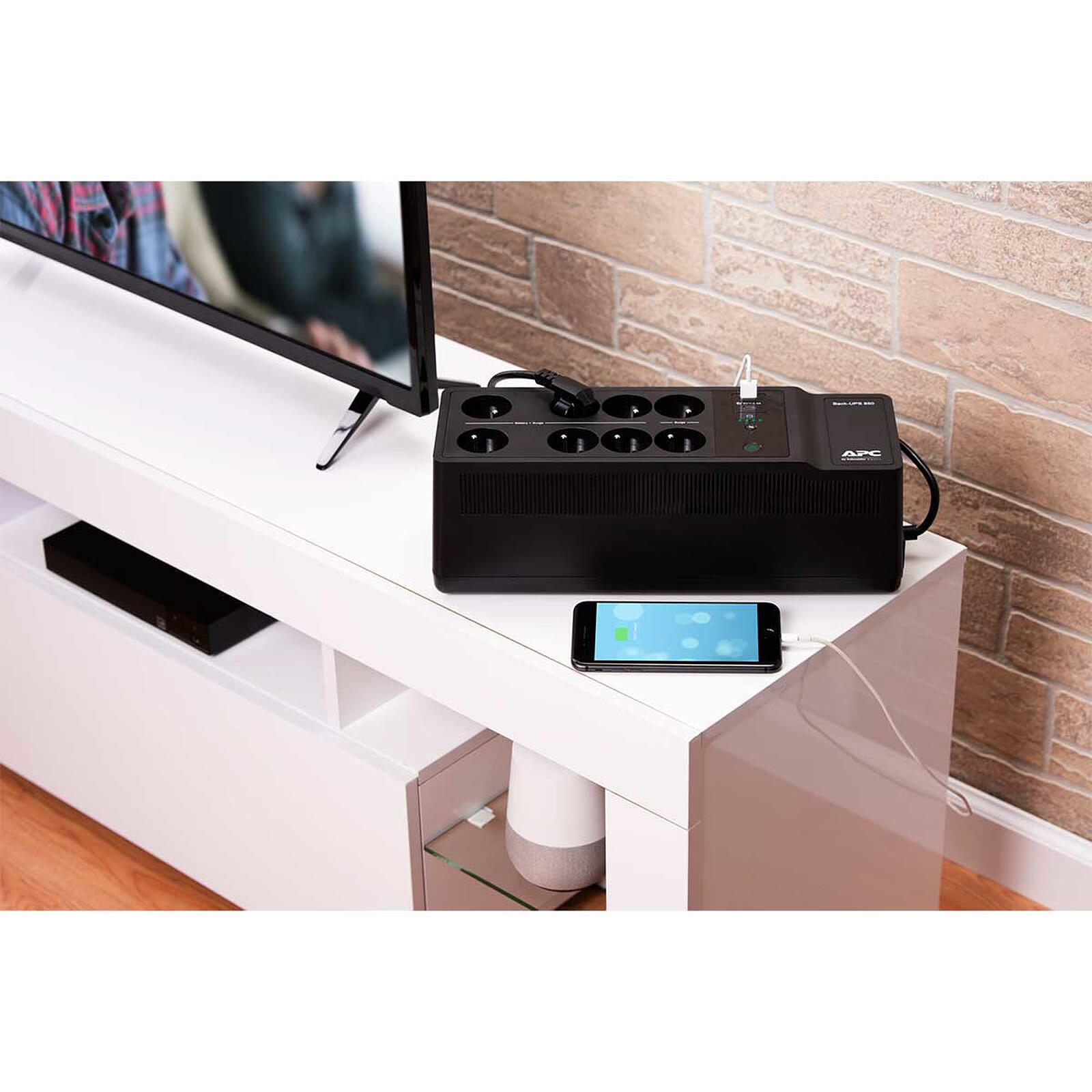Onduleur APC Back UPS 850VA 230V USB Type C et A 8 prises, SCHNEIDER ELECTRIC - 2