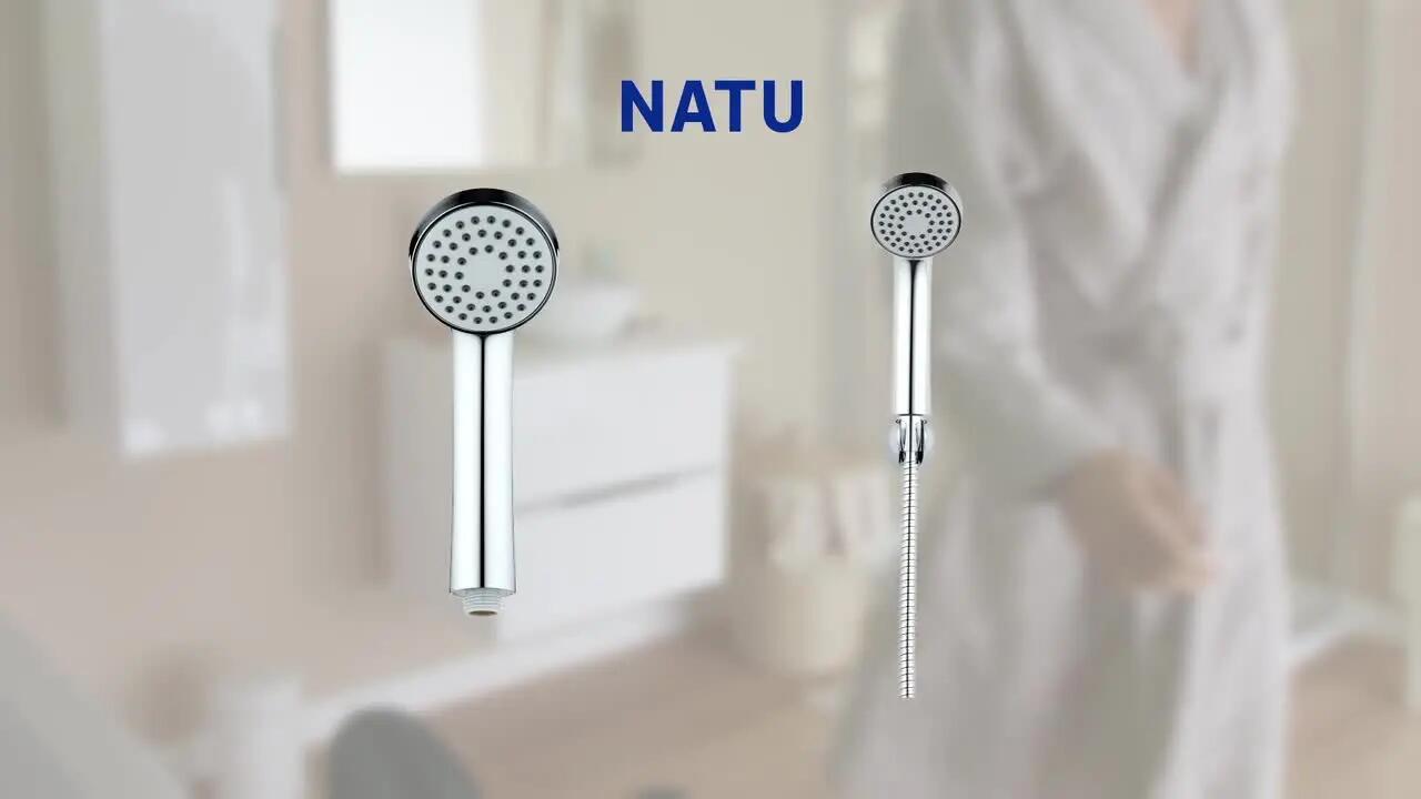 Chuveiro com bicha e suporte SENSEA NATU - 4