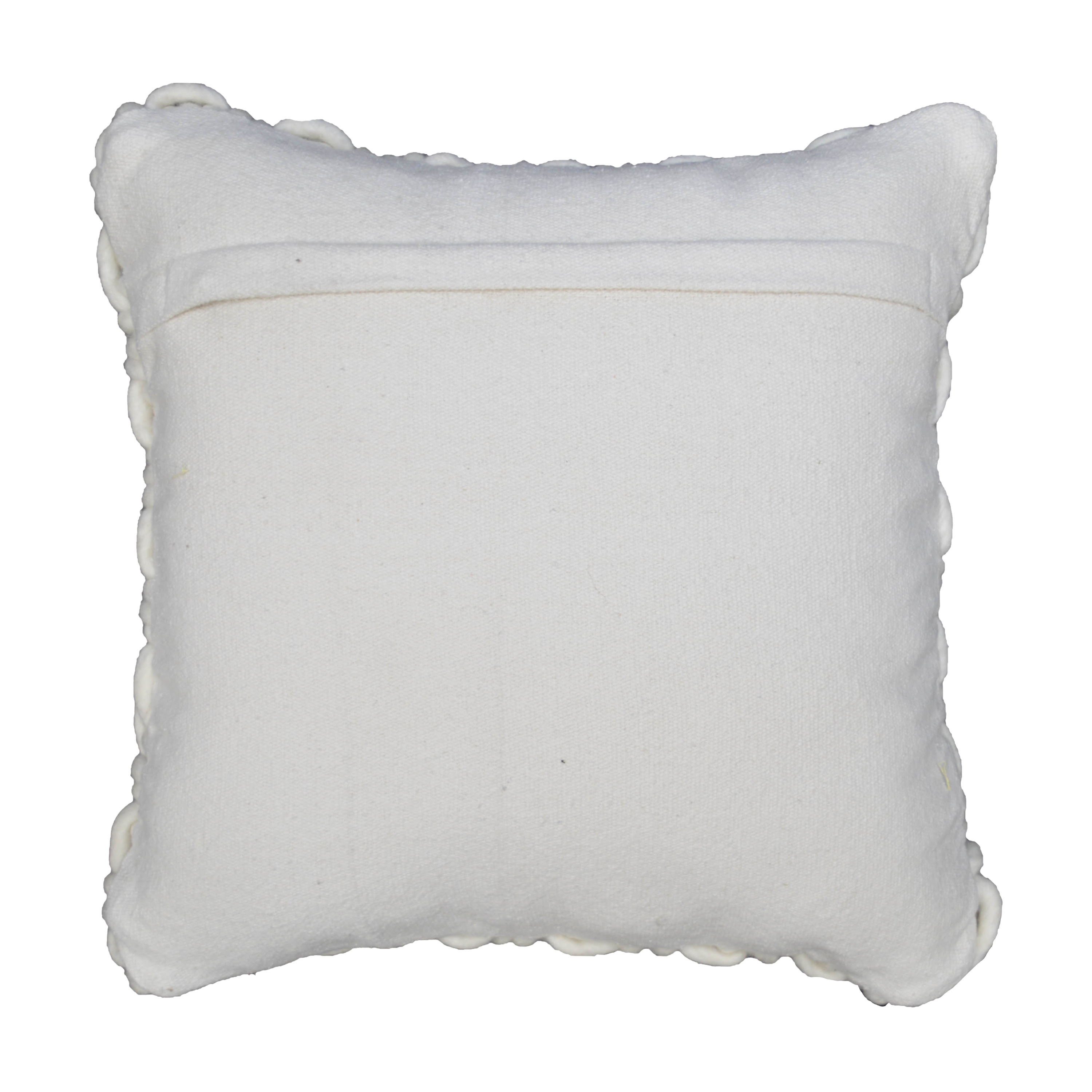 Coussin Bora, laine, blanc cassé l.45 x L.45 cm INSPIRE - 7