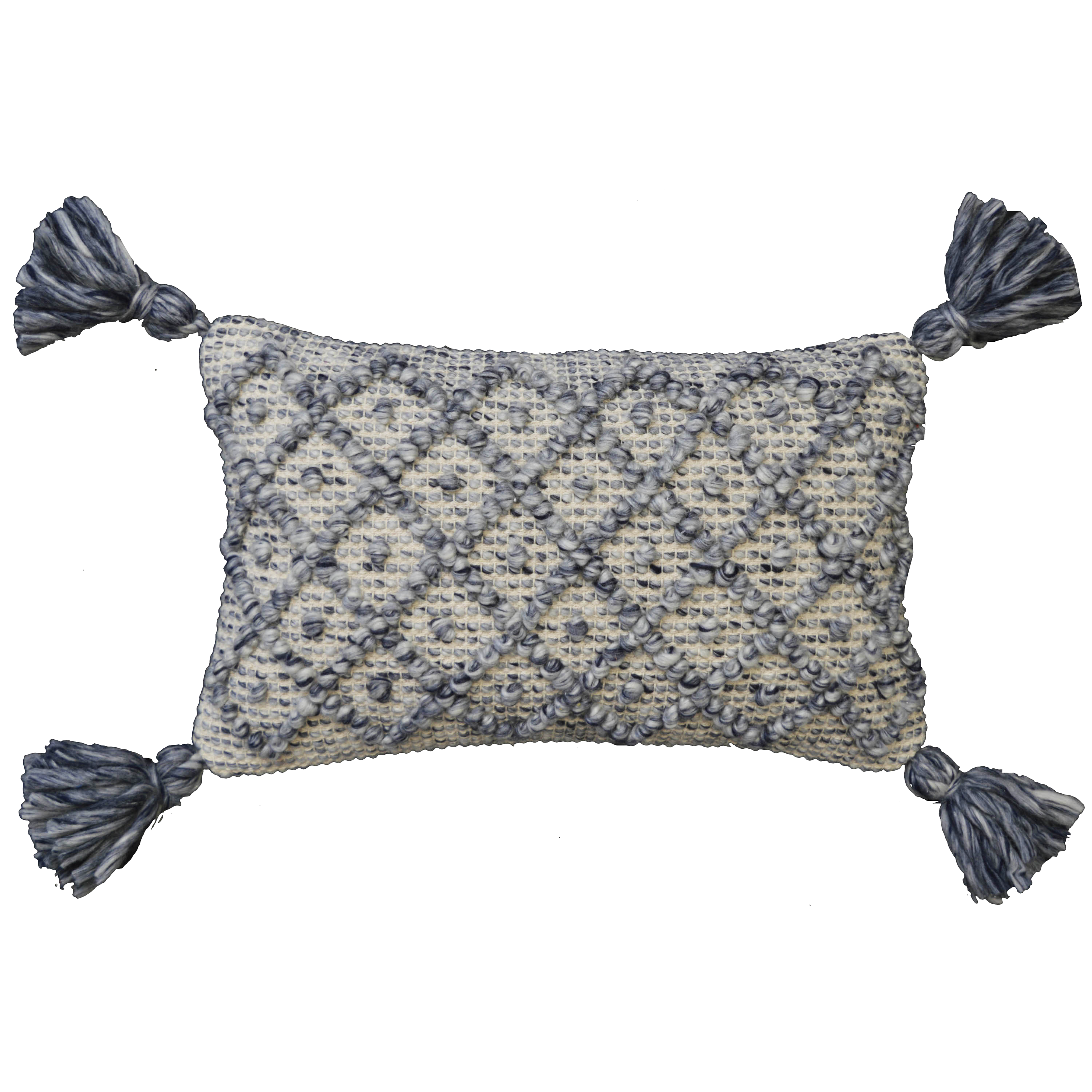 Cojín decorativo rectangular vinodh ink algodón poliéster multicolor espigas inspire 30x50cm