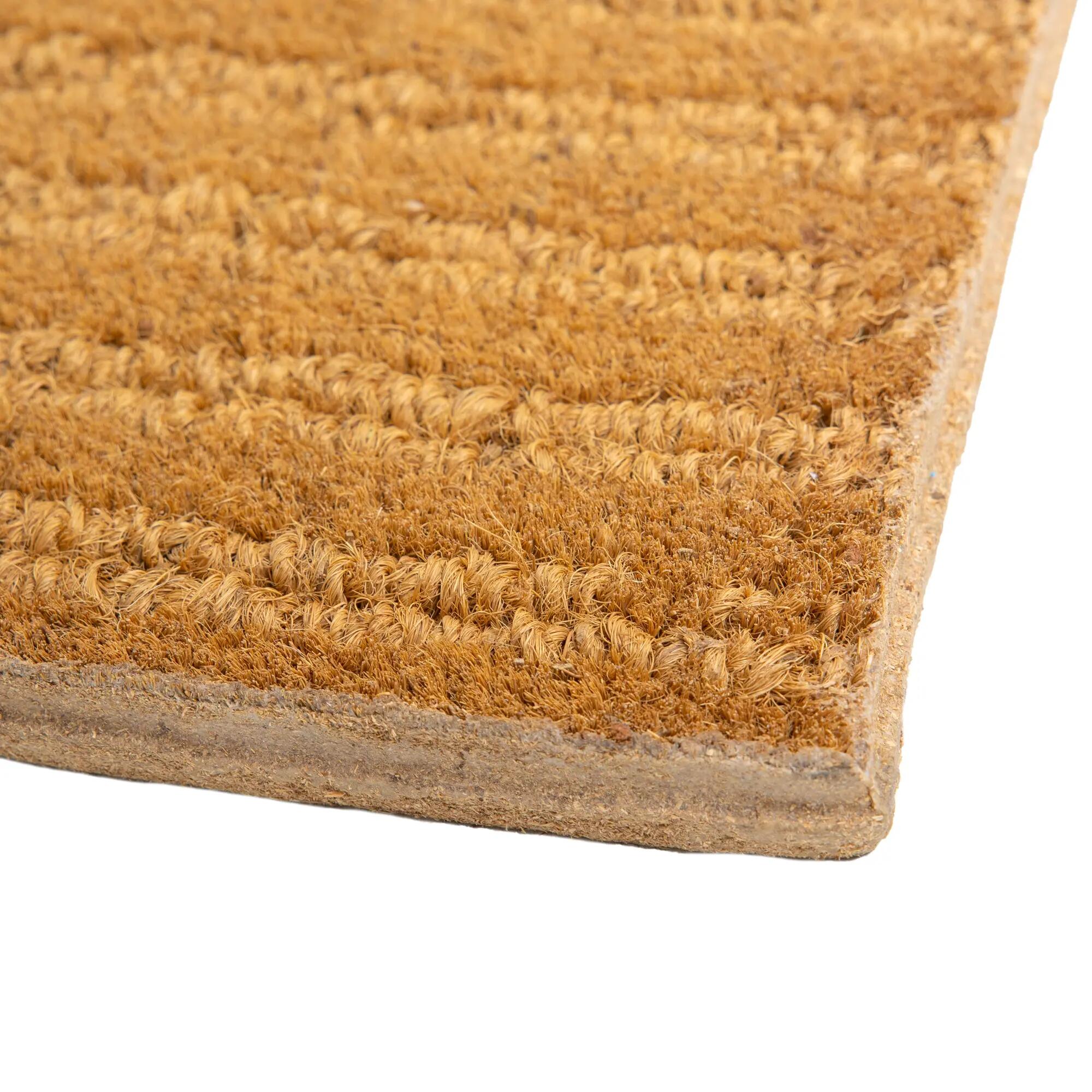 Felpudo coco Líneas  beige 60 x40 cm - 3