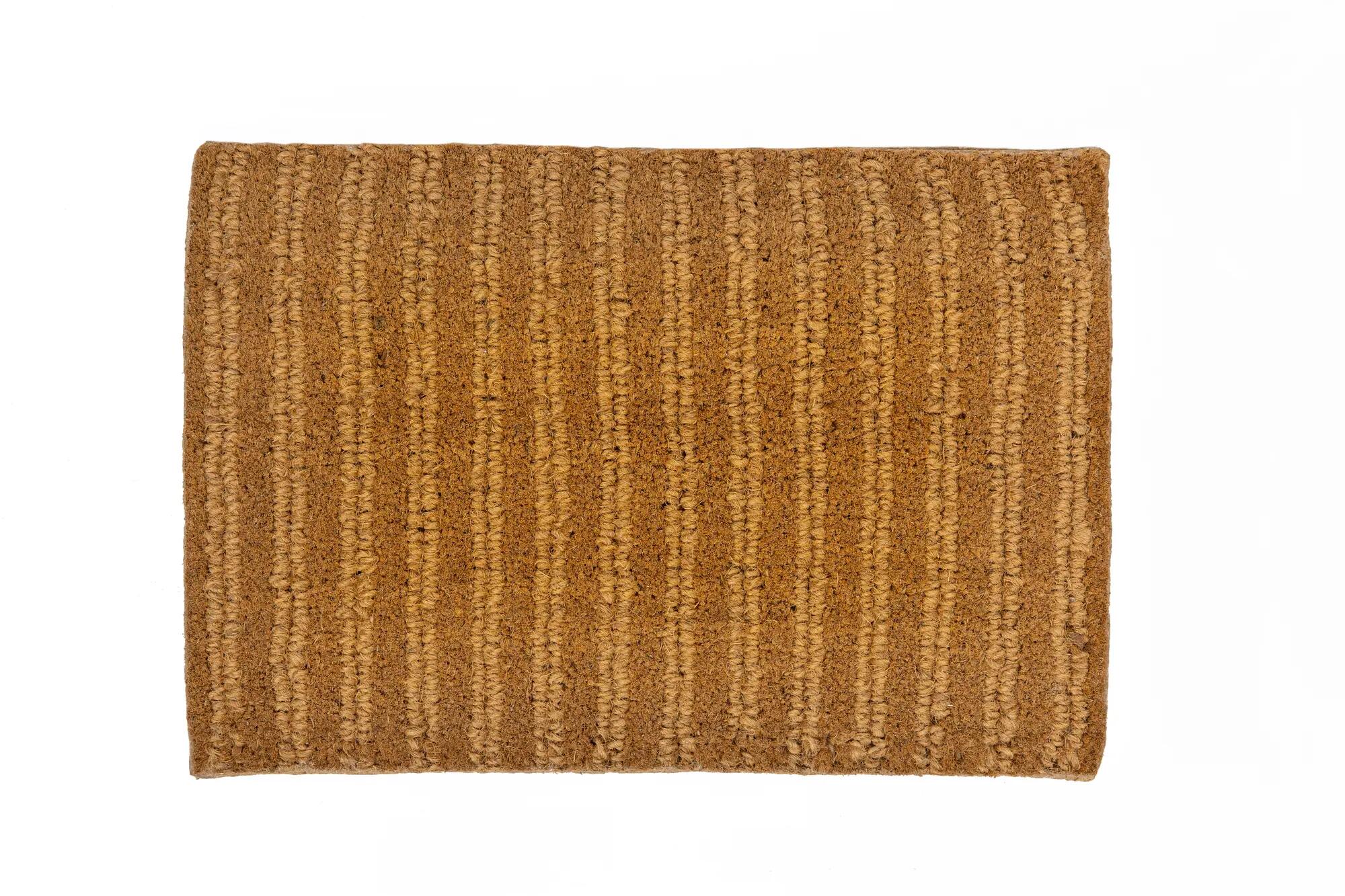 Felpudo coco Líneas  beige 60 x40 cm - 5