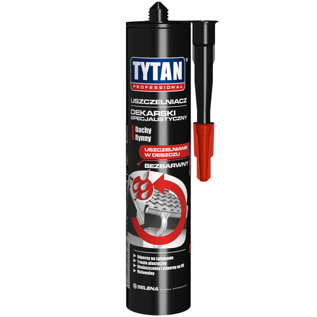 Uszczelniacz dekarski bezbarwny Tytan 280 ml