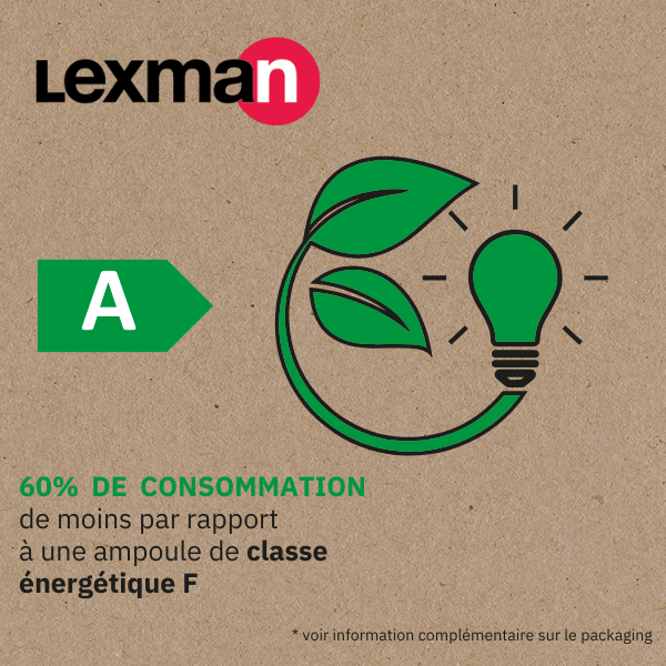 Ampoule led, E27, 1521lm = 100W, classe énergétique A, blanc chaud