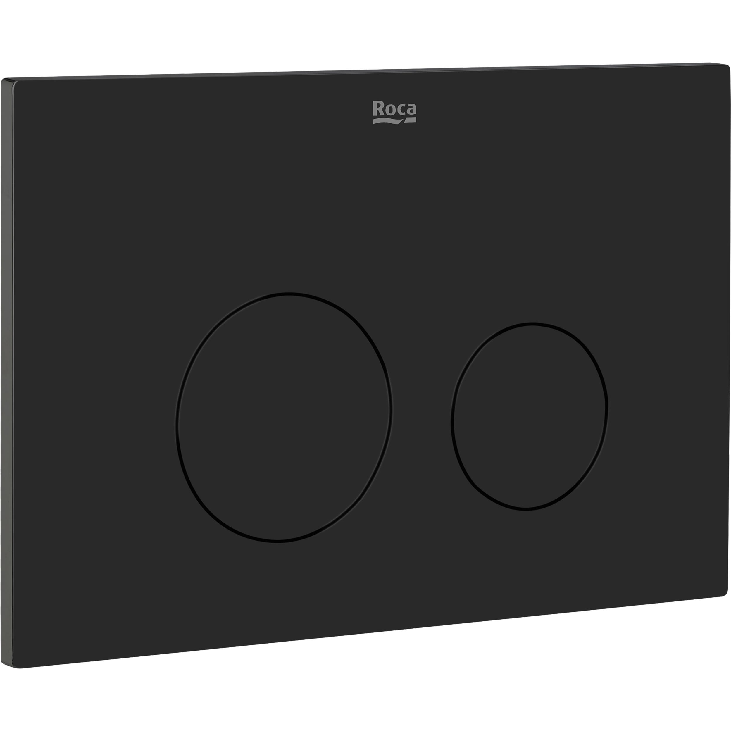 Pulsador ROCA Active One Ac2 negro mate para cisterna WC suspendido ...