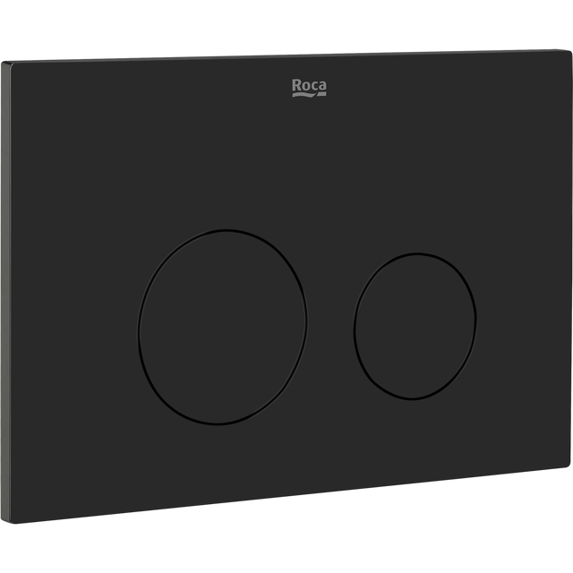 Placa de accionamiento WC suspendido ROCA Active One negro mate