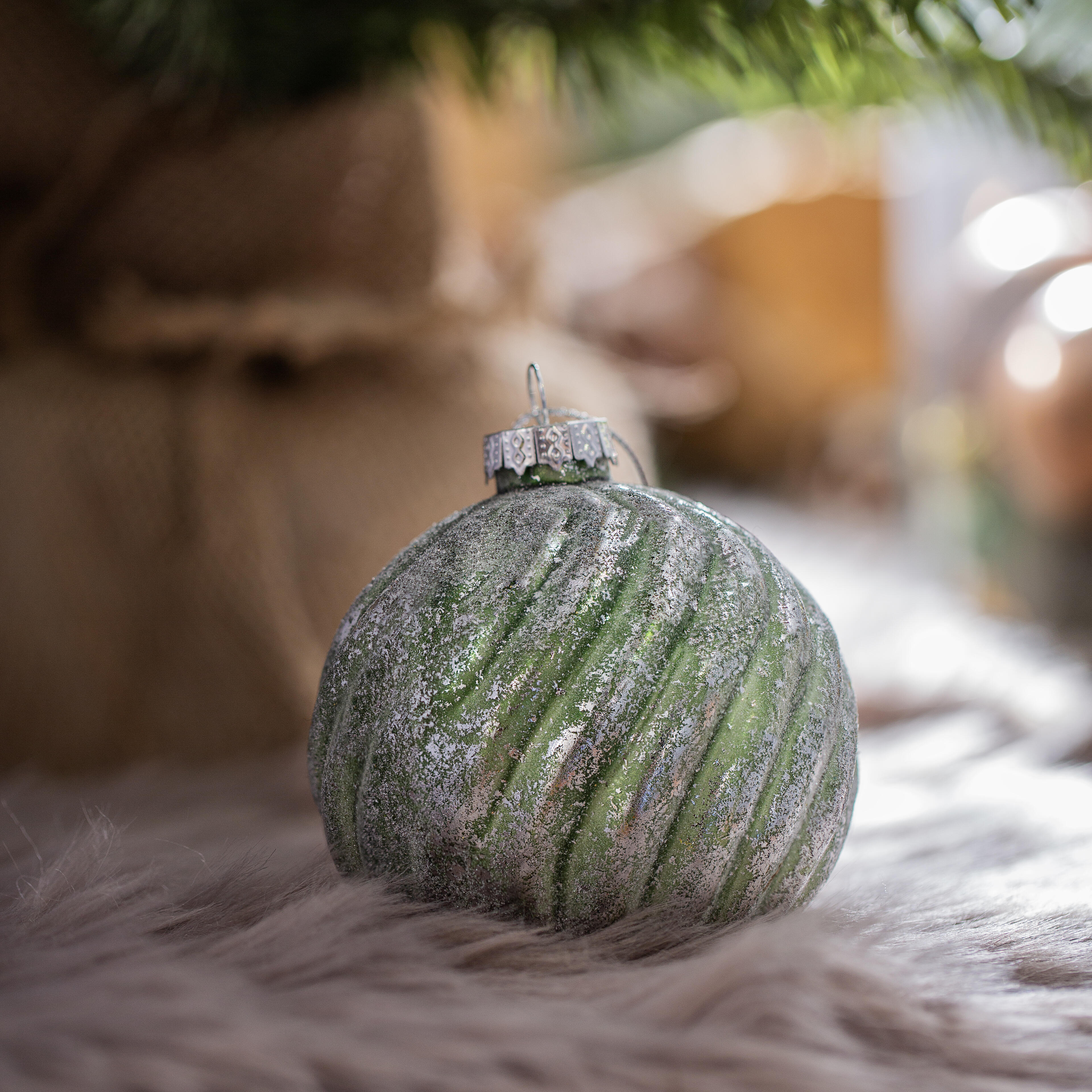 Bola de natal 8cm multicor - 3