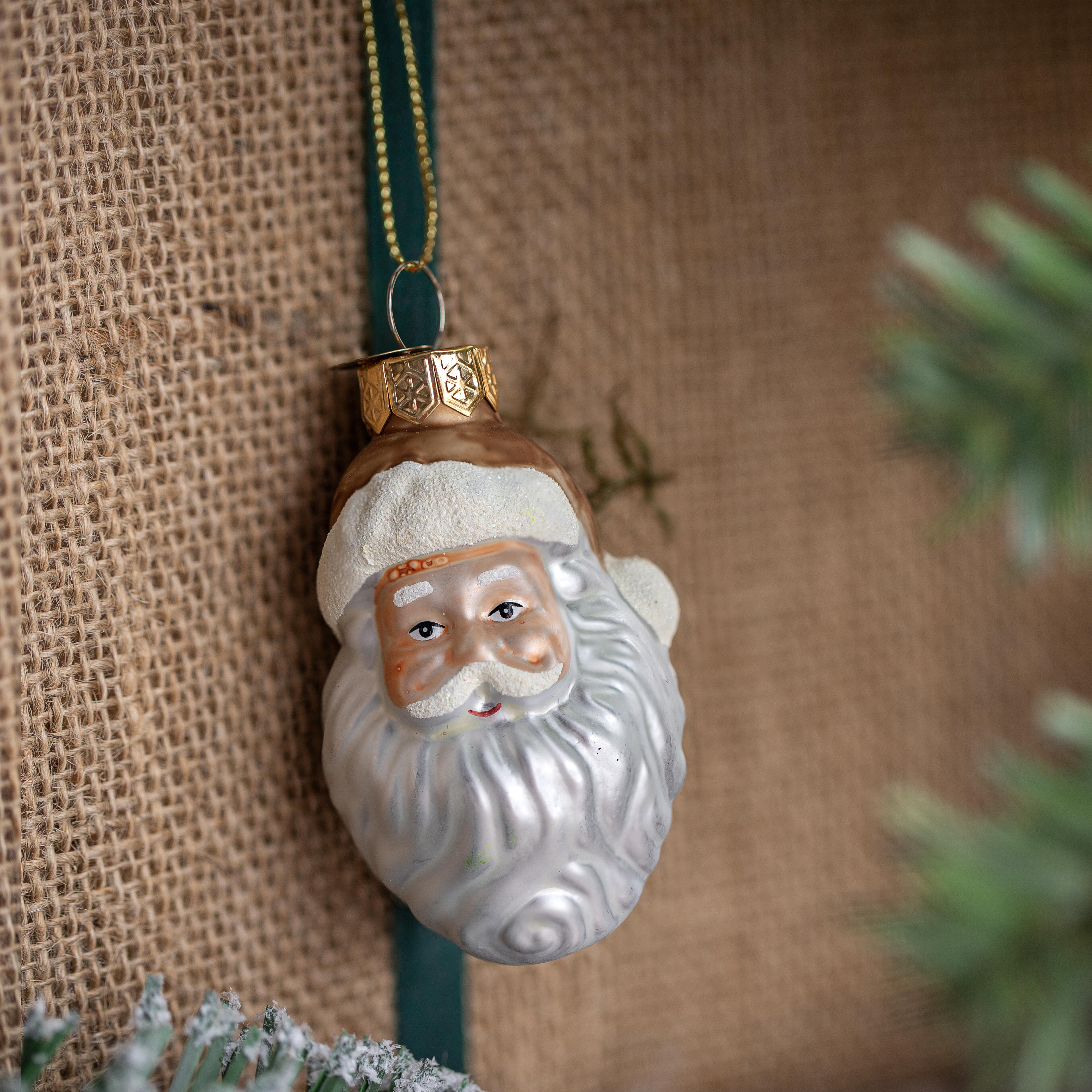 Decoración de árbol de Navidad papa noel 4.3x3.8x6.3cm - 3