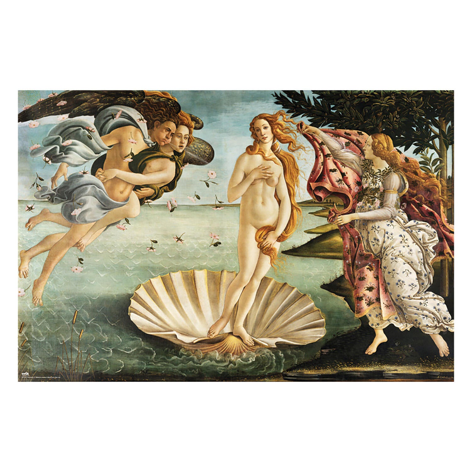 Póster Arte rectangular de 61 x 91.5 cm. Papel El Nacimiento De Venus multicolor - 2