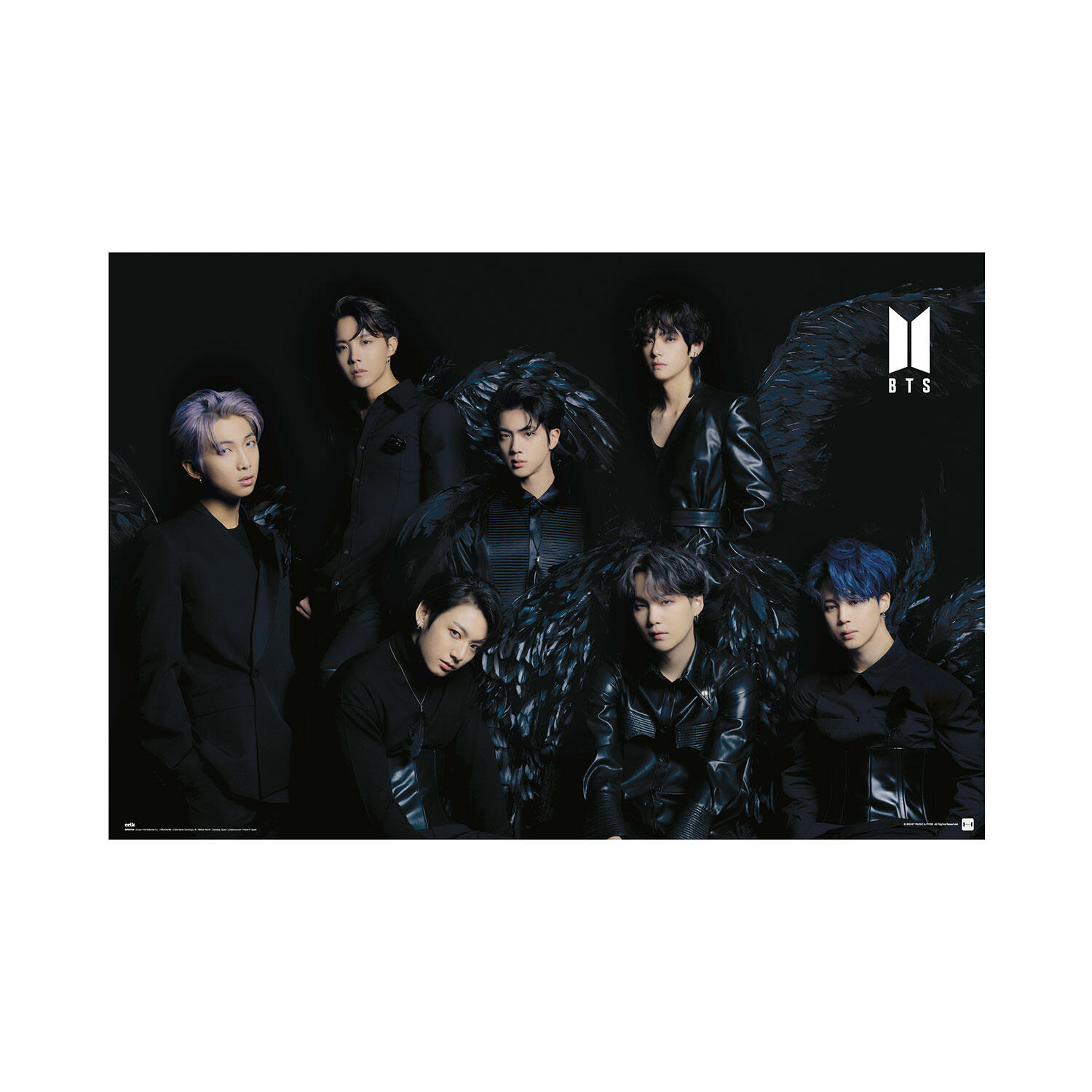 Póster decorativo BTS BLACK WINGS 61x91.5 cm - 2