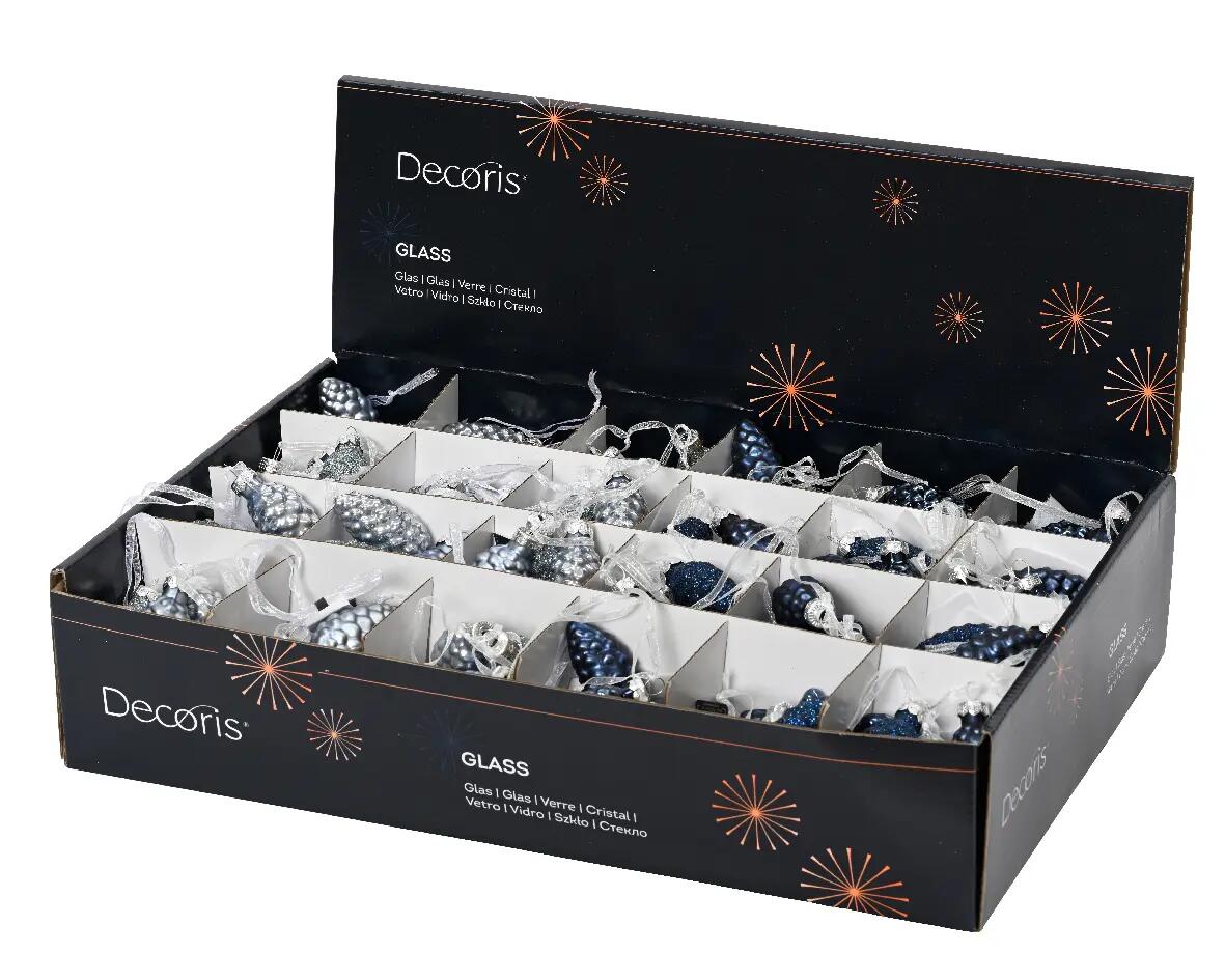 Enfeite estrela 10cm azul - 2