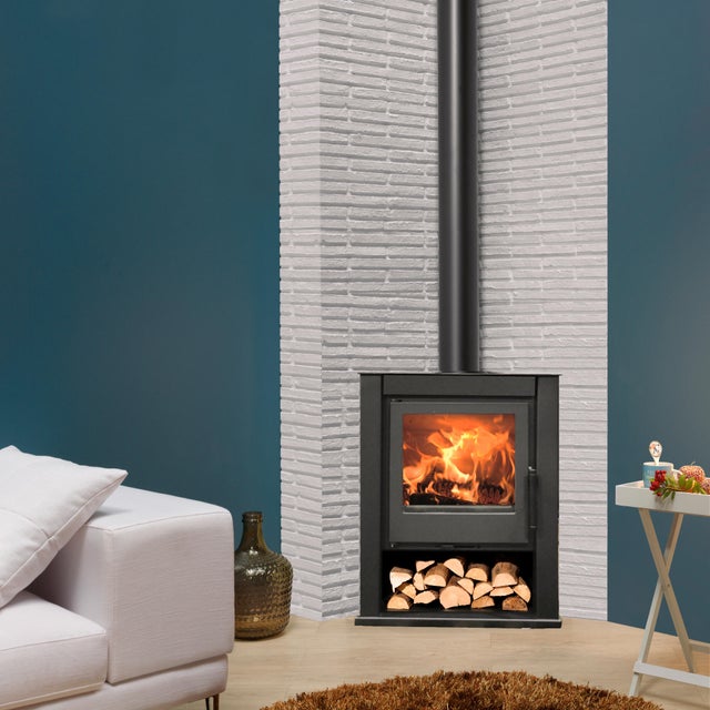 Estufa de leña  PANADERO BILBAO ECO de 5.5 kw