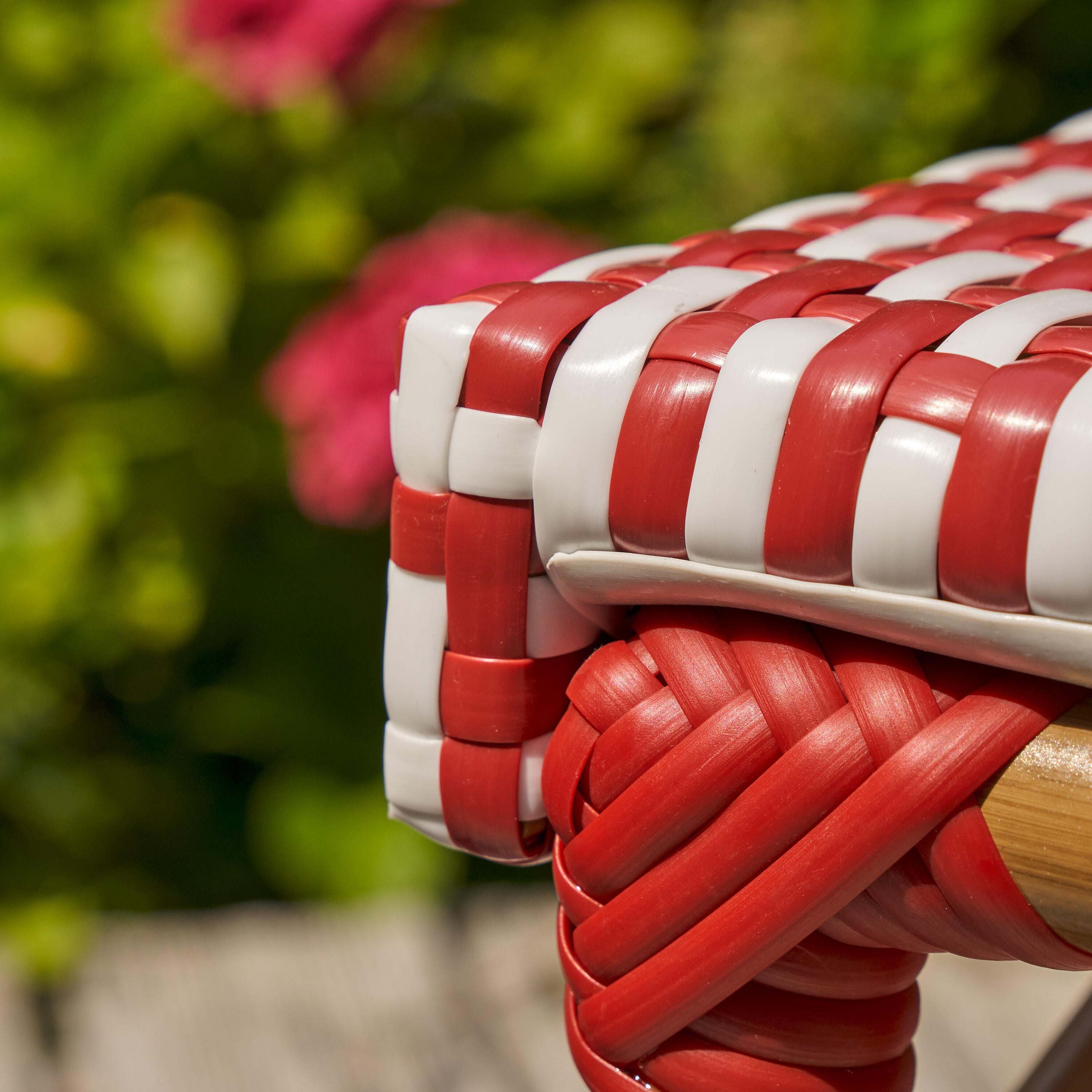 Mesa para jardim redonda 60 cm preto Naterial Paris - 23