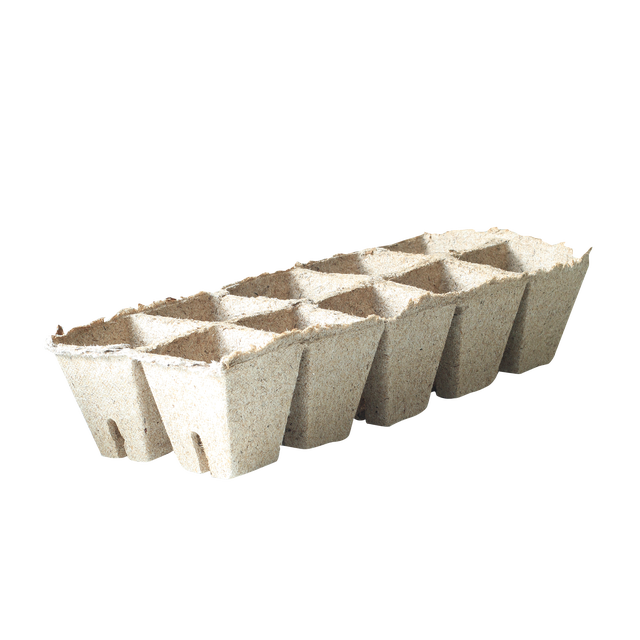 Doniczki torfowe kokosowe 10 szt. 28x10 cm taca