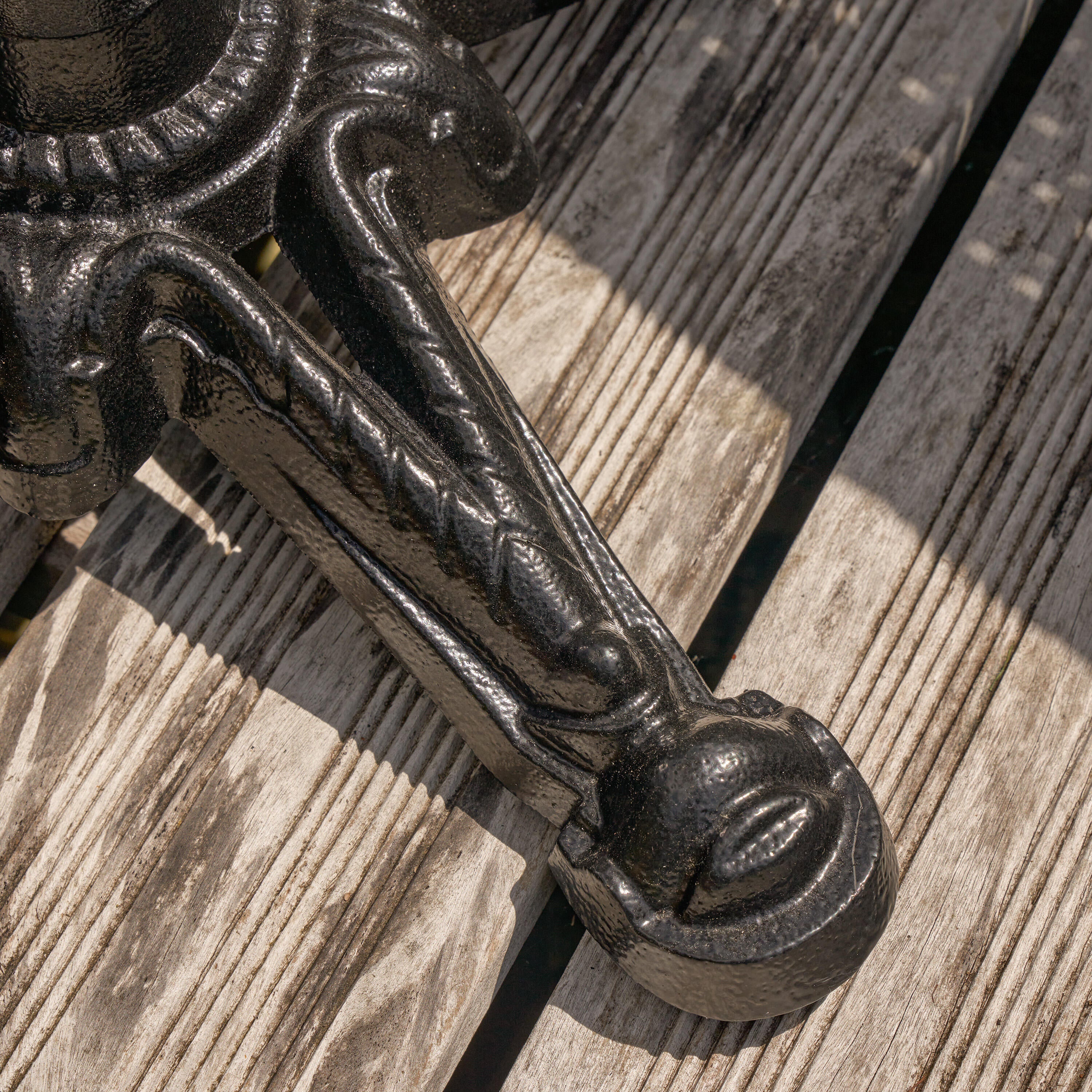 Chaise en aluminium et résine tressée, noir et blanc Paris NATERIAL - 6