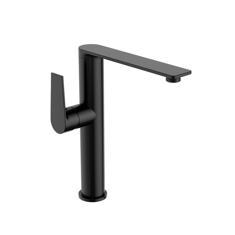 Bateria umywalkowa wysoka czarna 27 cm Alto Sensea