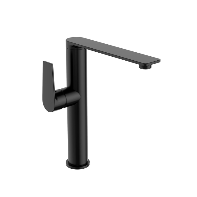 Bateria umywalkowa wysoka czarna 27 cm Alto Sensea