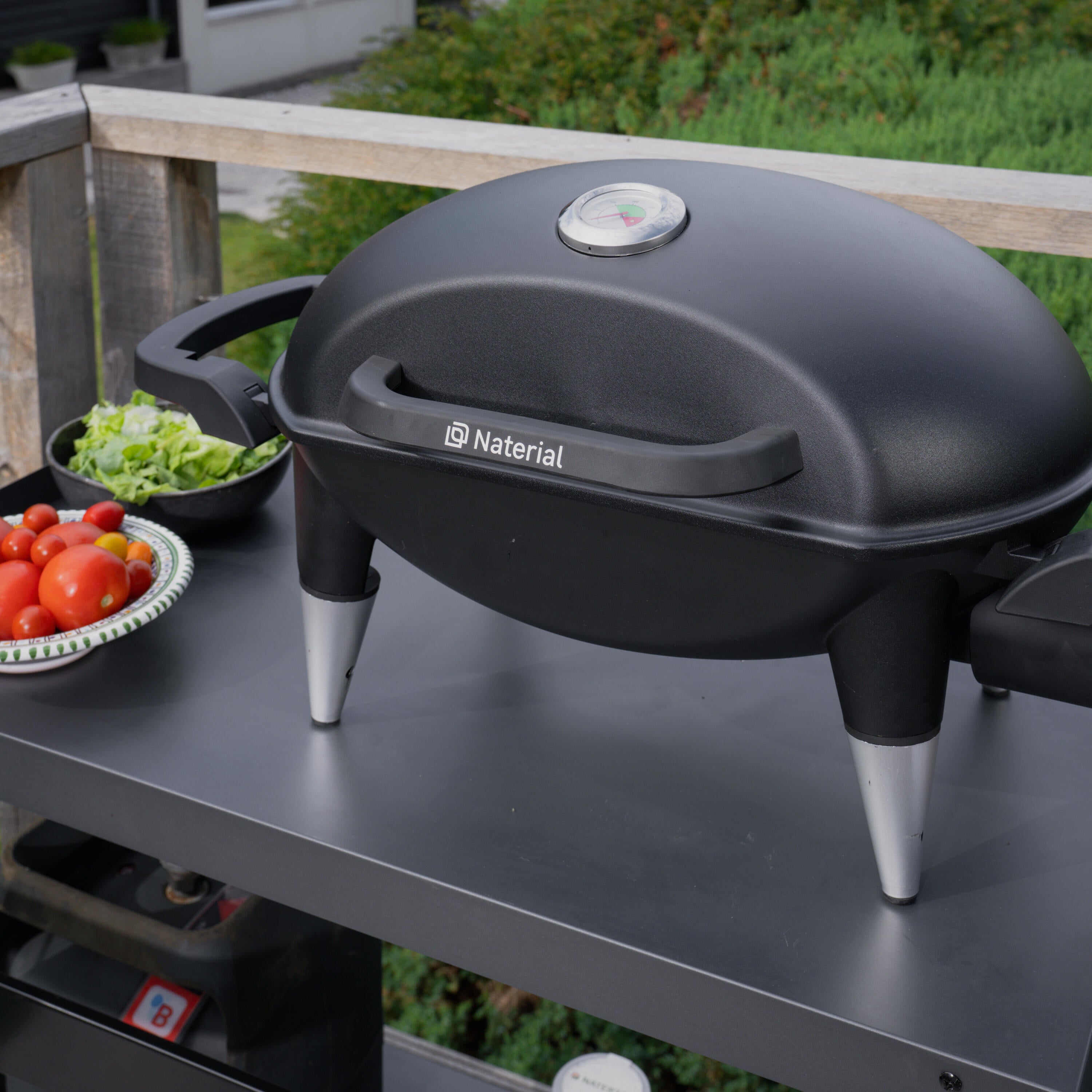 Carrello per barbecue NATERIAL in acciaio - 4