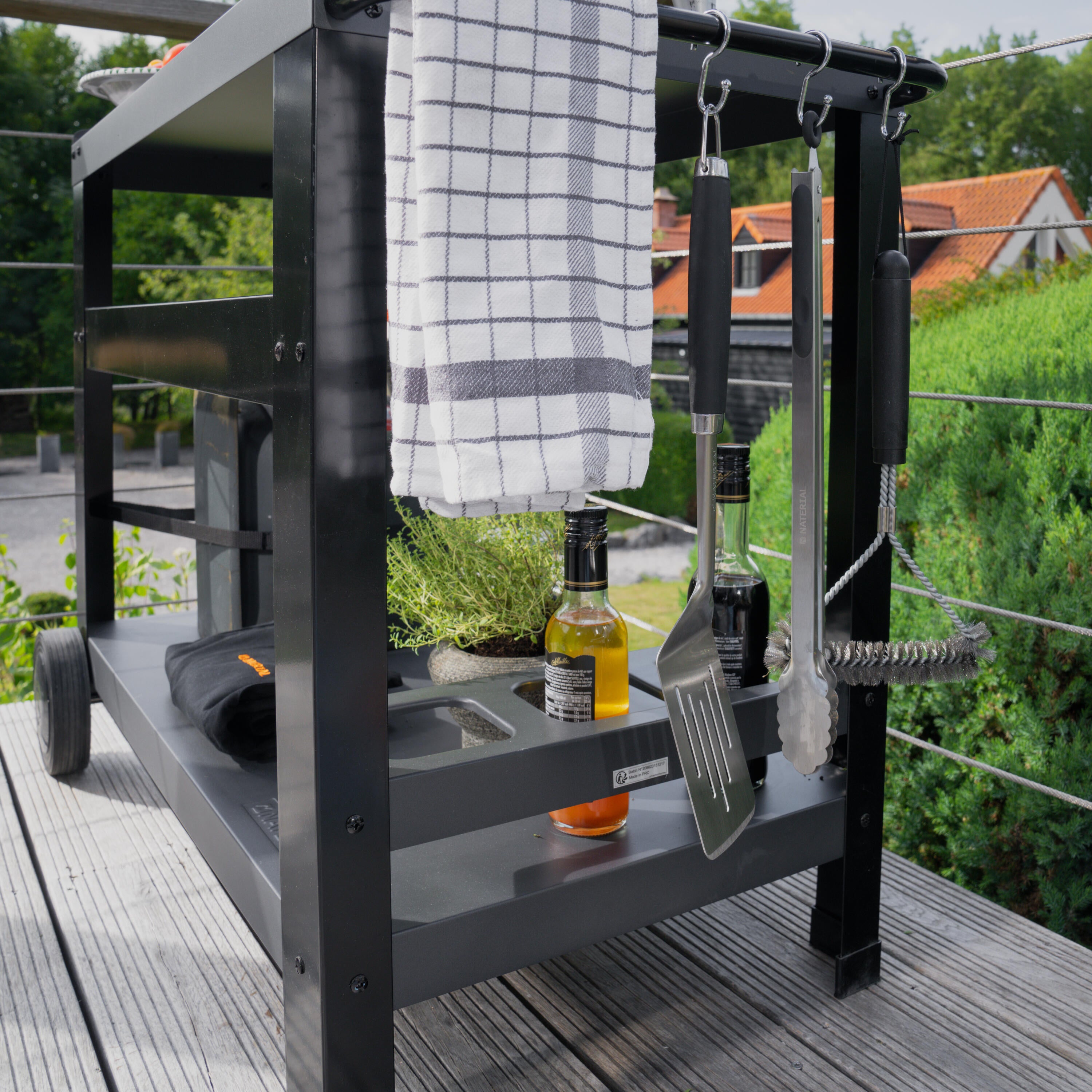 Carrello per barbecue NATERIAL in acciaio - 7