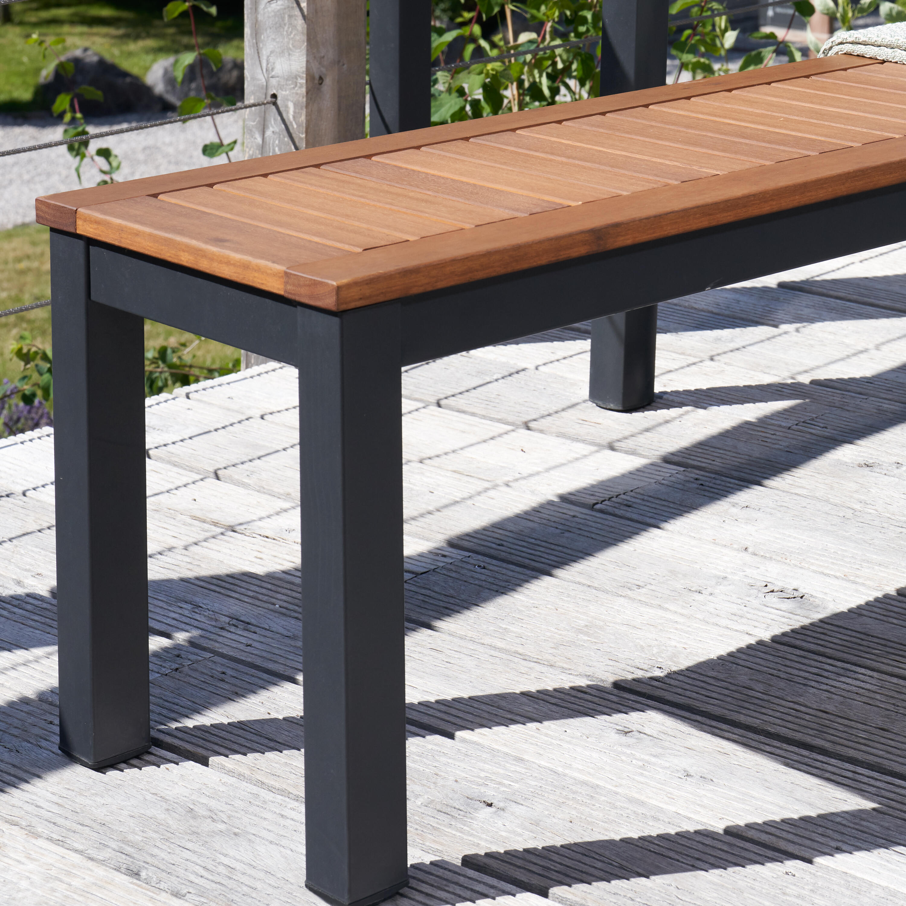 Banco de jardim NATERIAL ORIS 18X38X43CM - 5