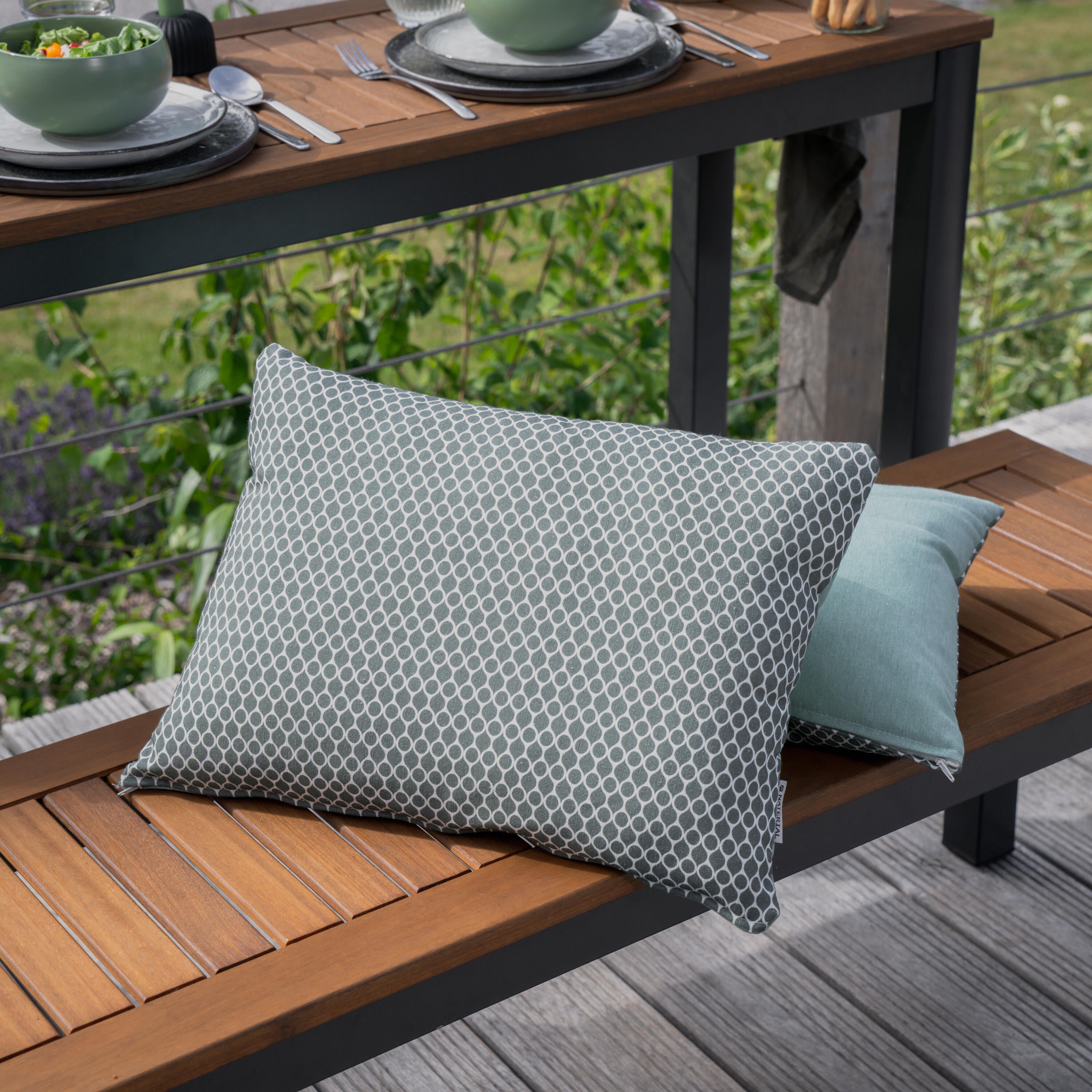Banco de jardim NATERIAL ORIS 18X38X43CM - 4