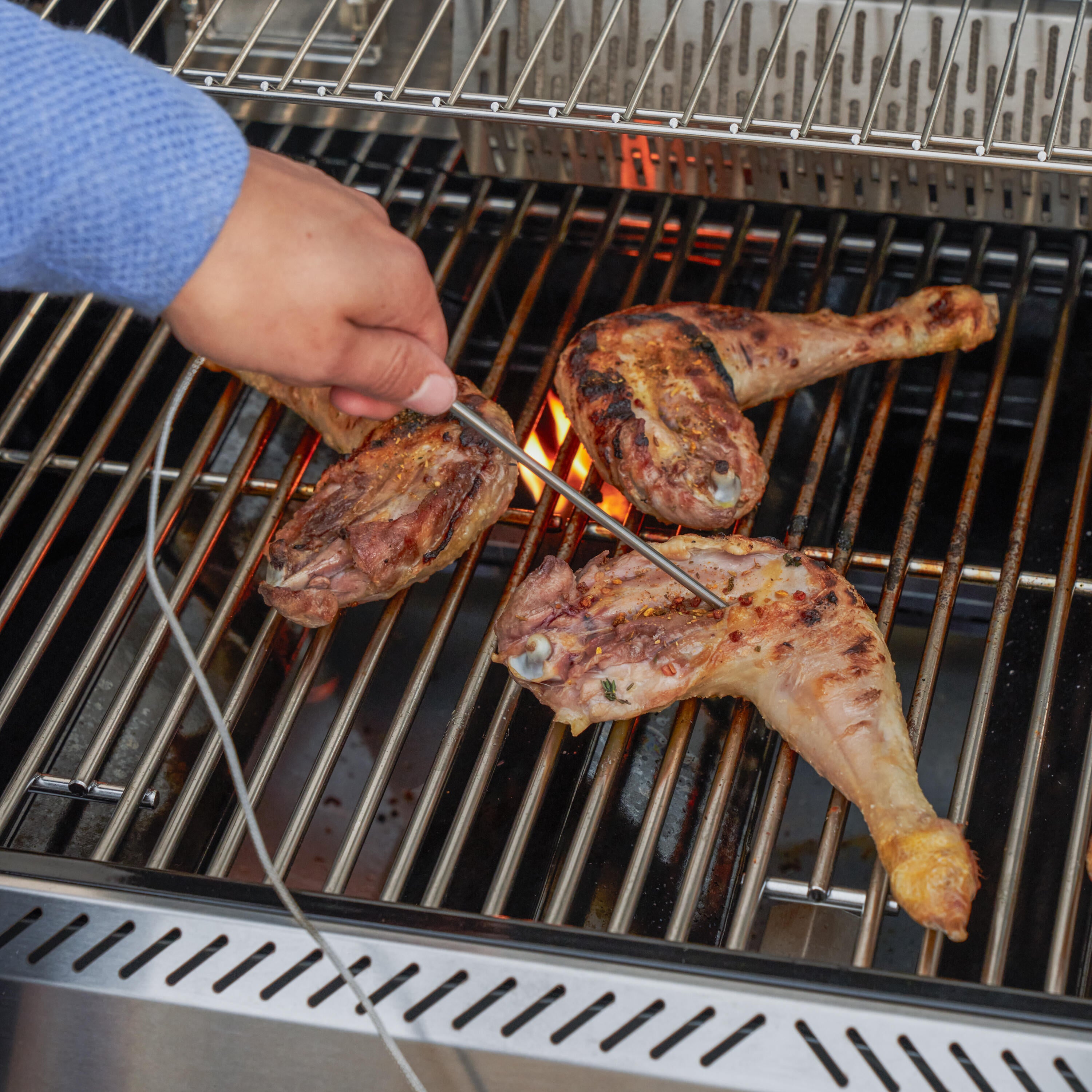 Barbecue a gás premium inox com 6+2 queimadores Naterial Upsilon - 9