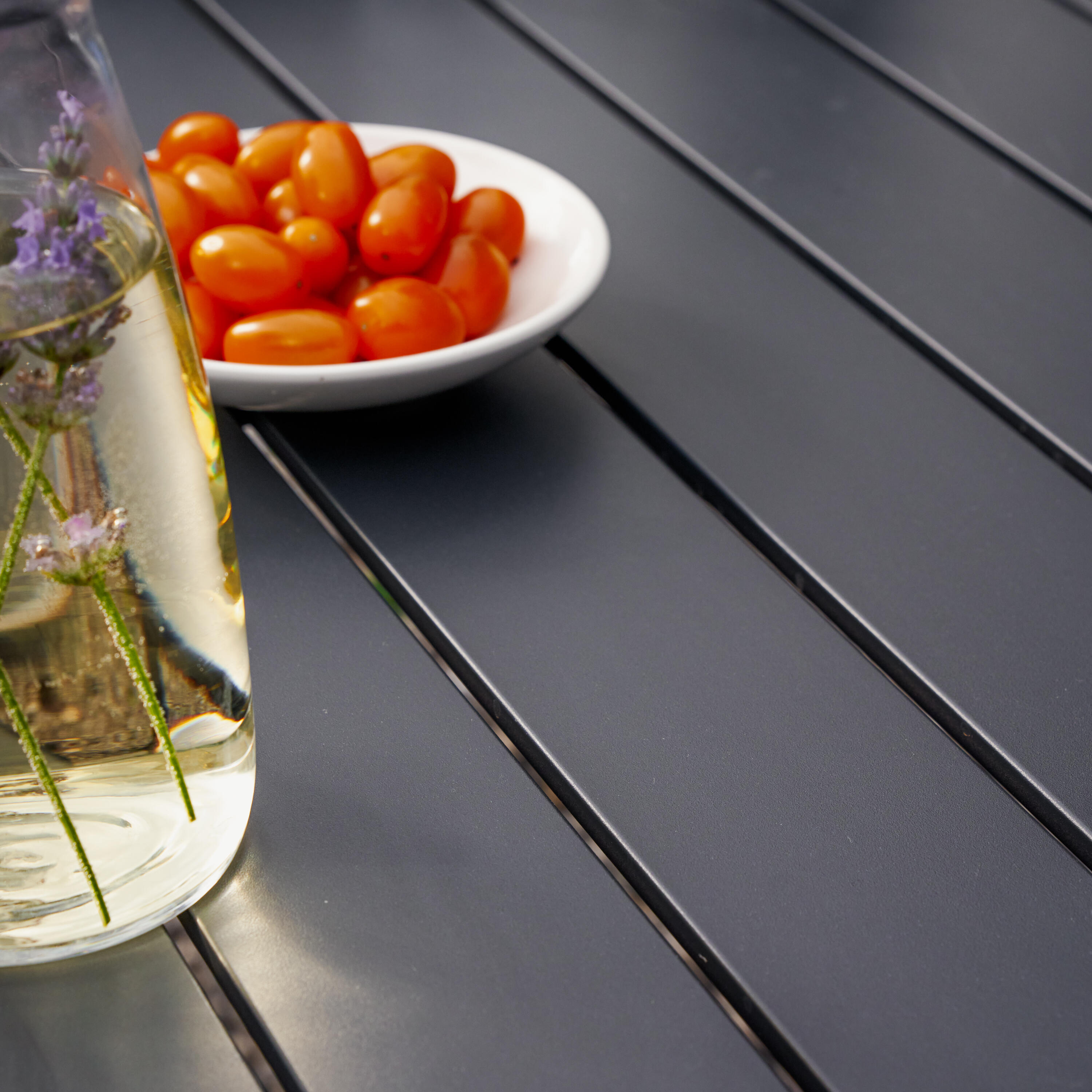 Salon d'angle en aluminium anthracite 10 personnes Naxos II NATERIAL - 7