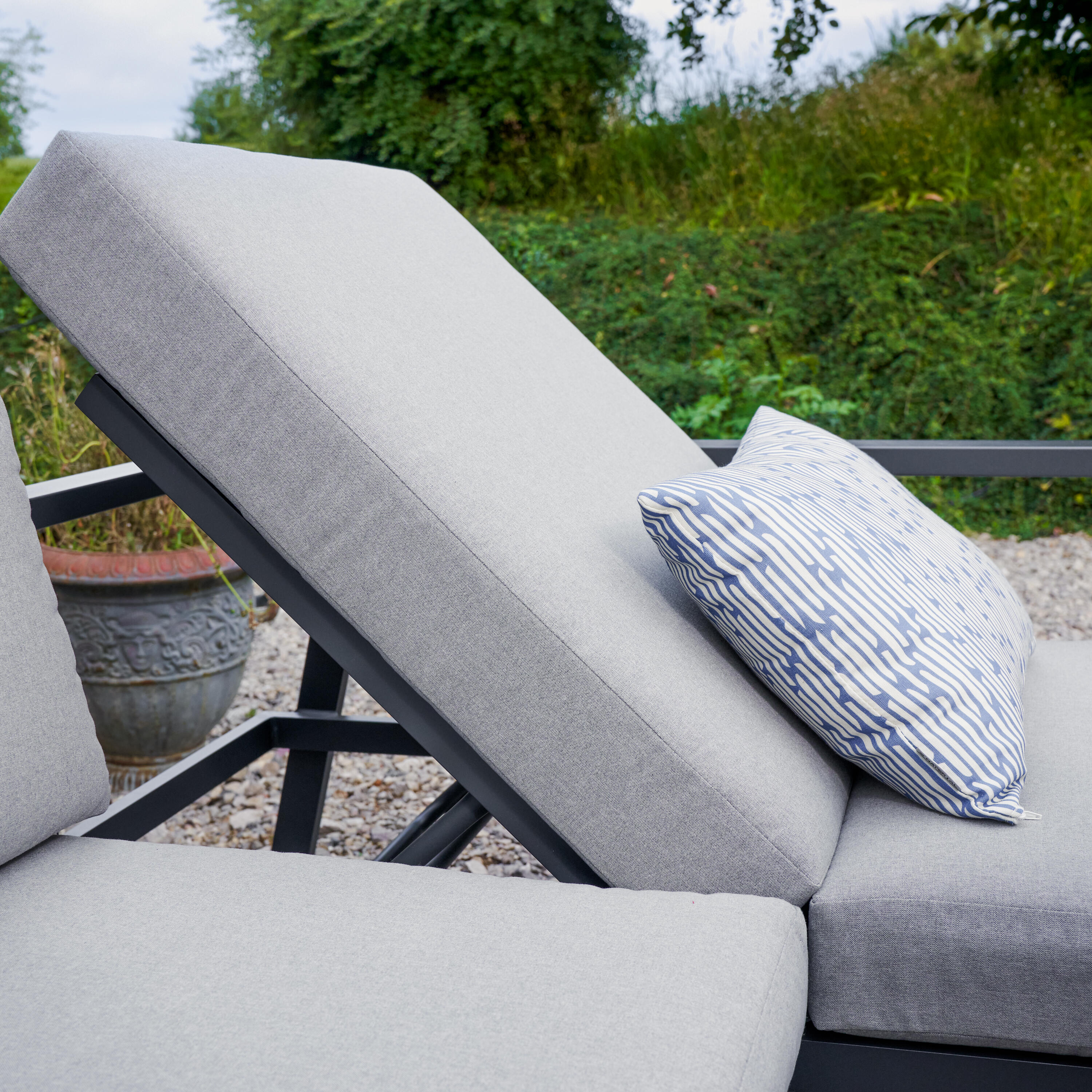 Meble ogrodowe zestaw Naxos II szare Naterial - 33