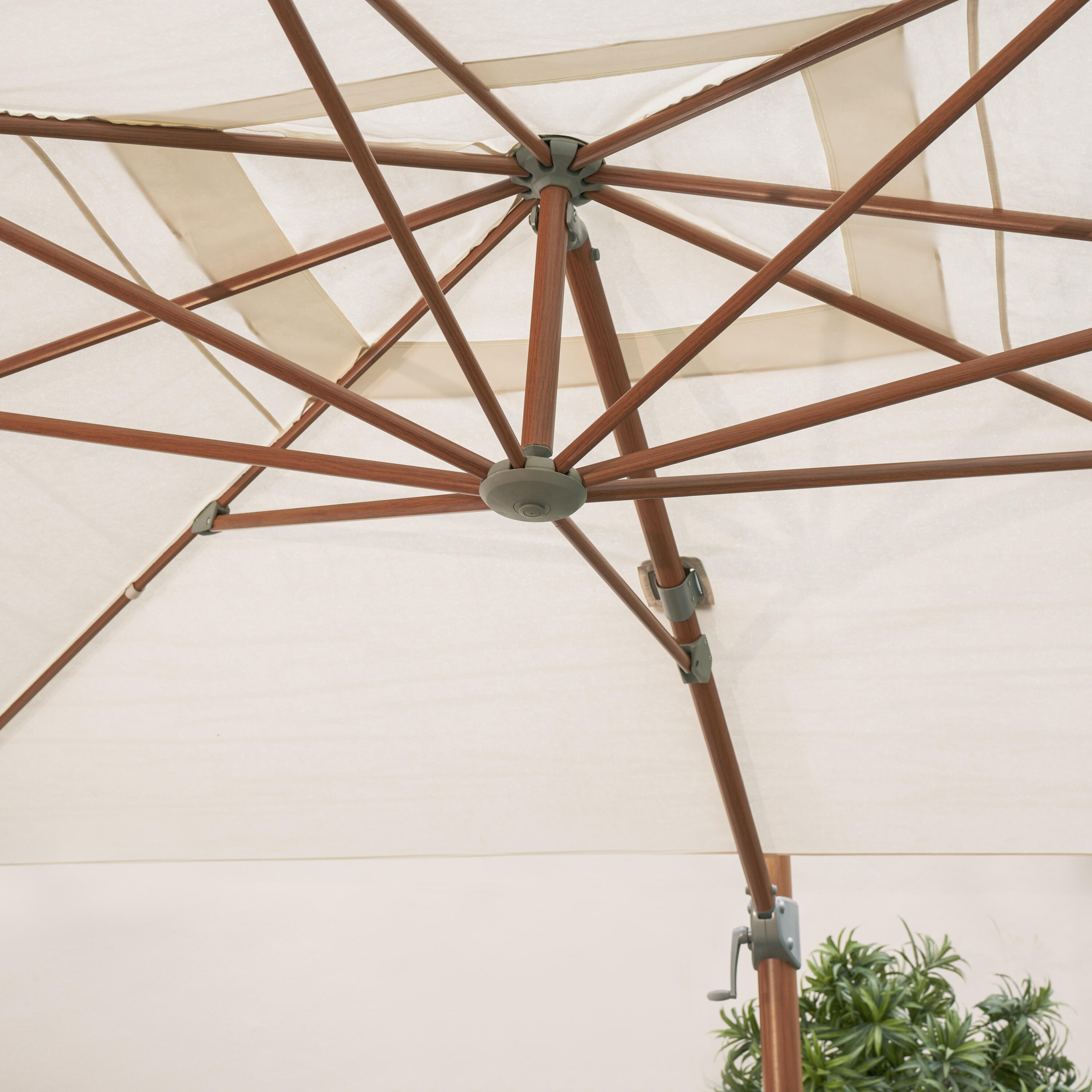 Chapéu de sol 290x390 cm branco Naterial - 7