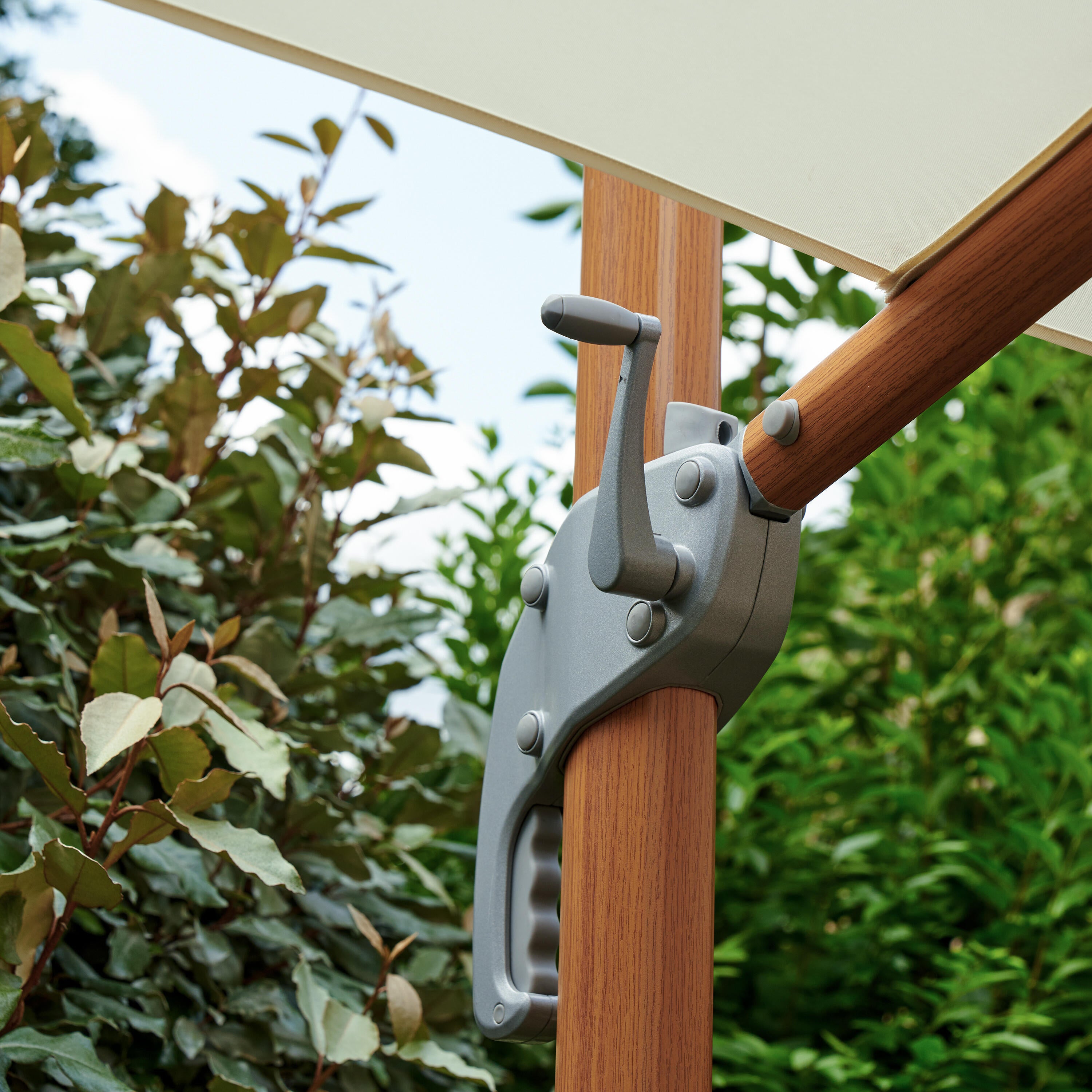 Chapéu de sol 290x390 cm branco Naterial - 6