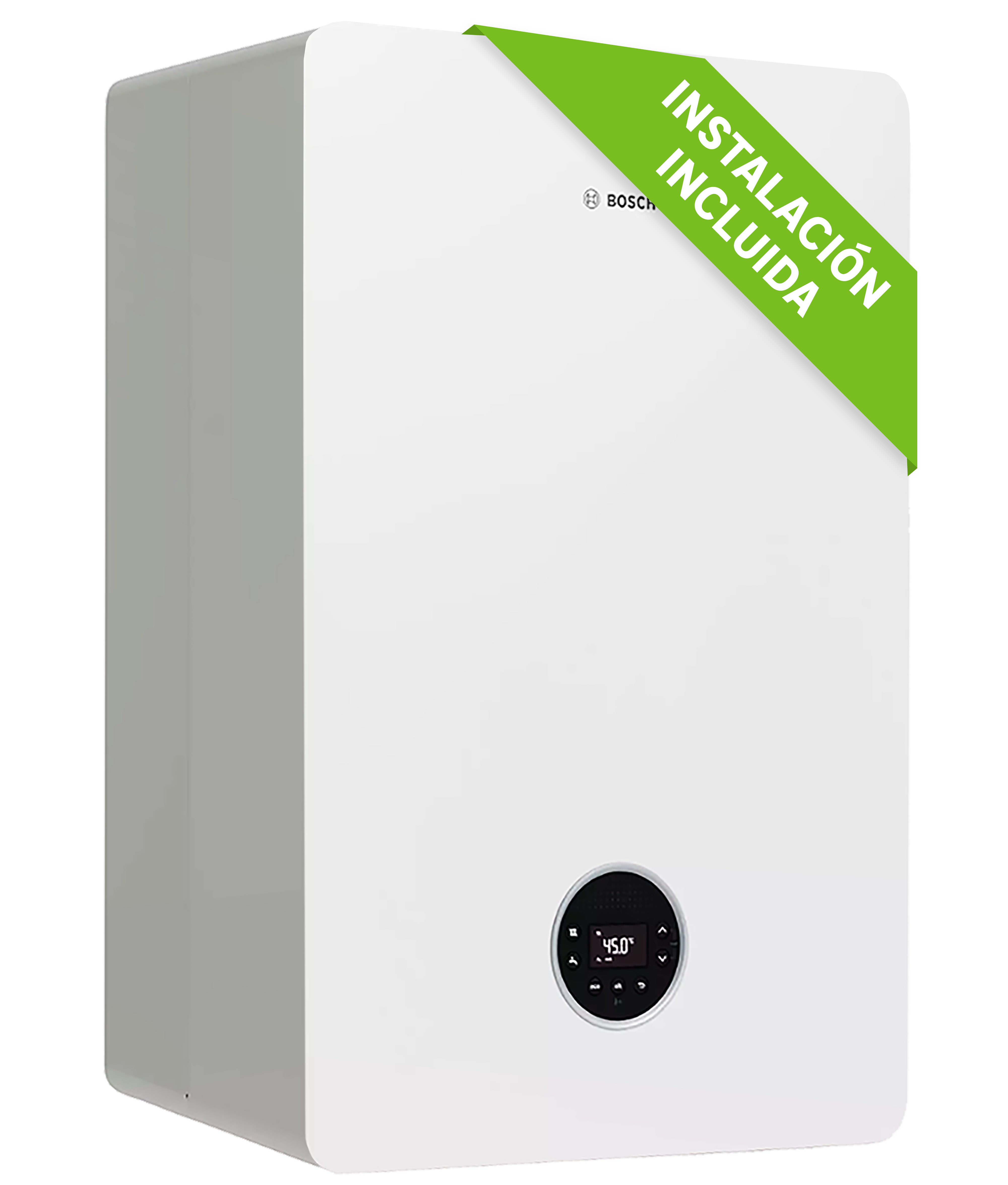 Caldera de condensación gas natural bosch c5300iwt 24/30kw instalación incluida
