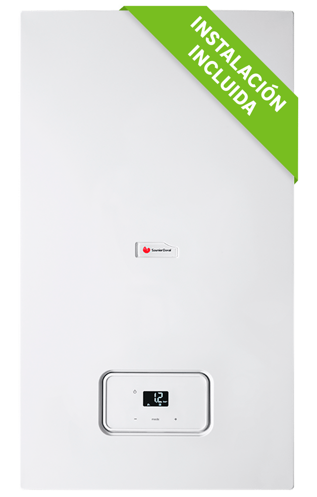 Caldera de condensación gas natural SAUNIER DUVAL Semia 25kw con instalación incluída