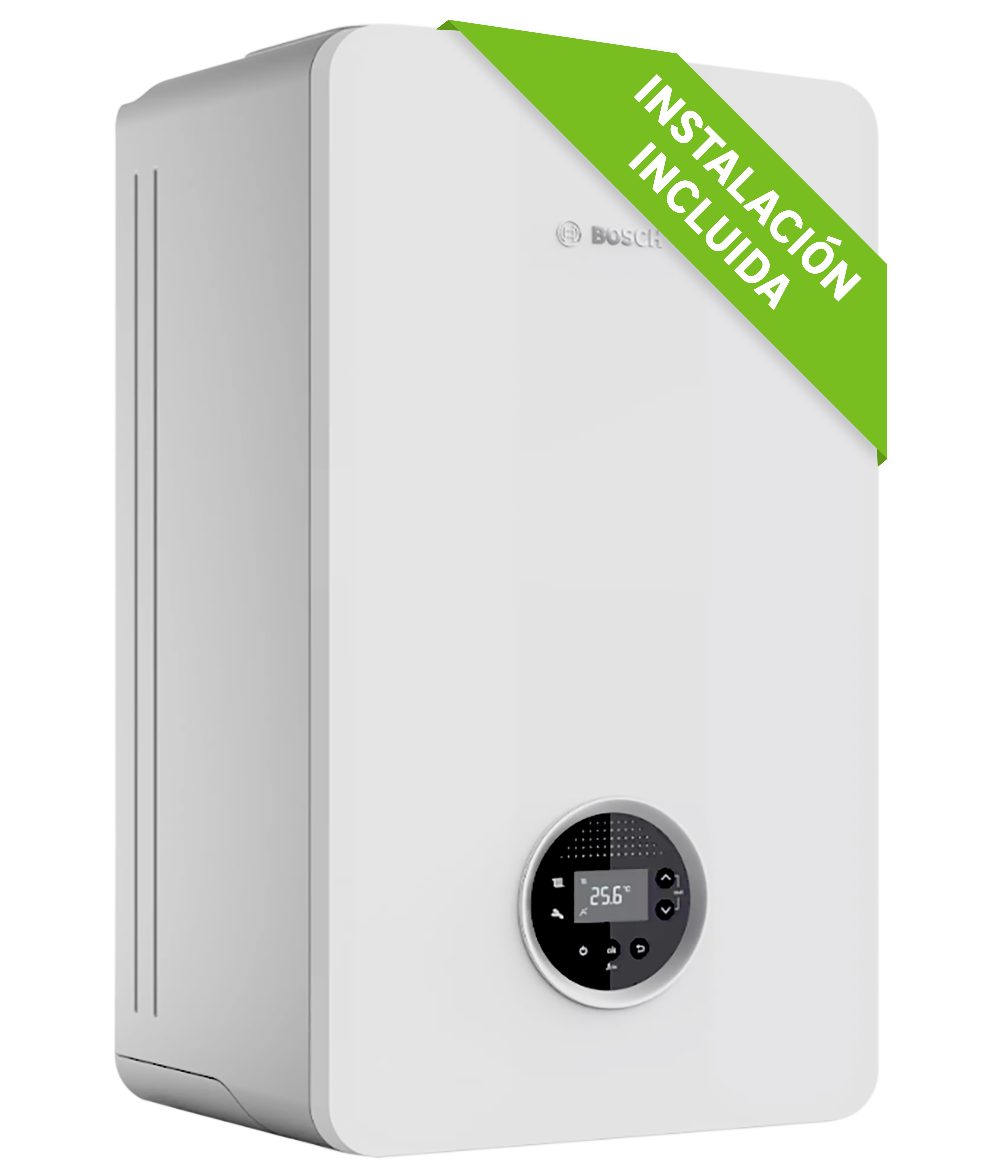 Caldera de condensación gas natural bosch c4300iw 24/30kw instalación incluida