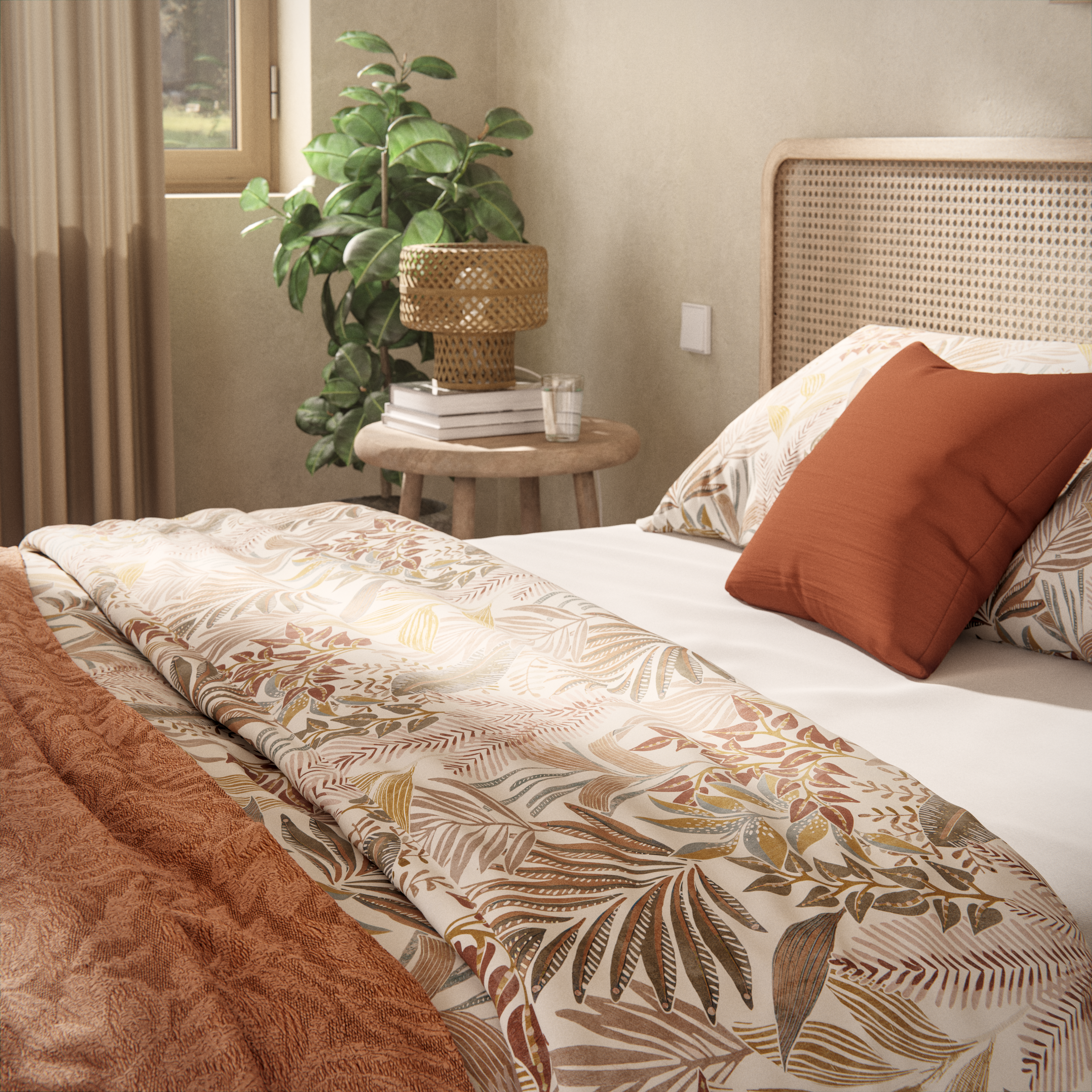 Candeeiro de mesa PANGA INSPIRE 21cm 1 luz bamboo - 19