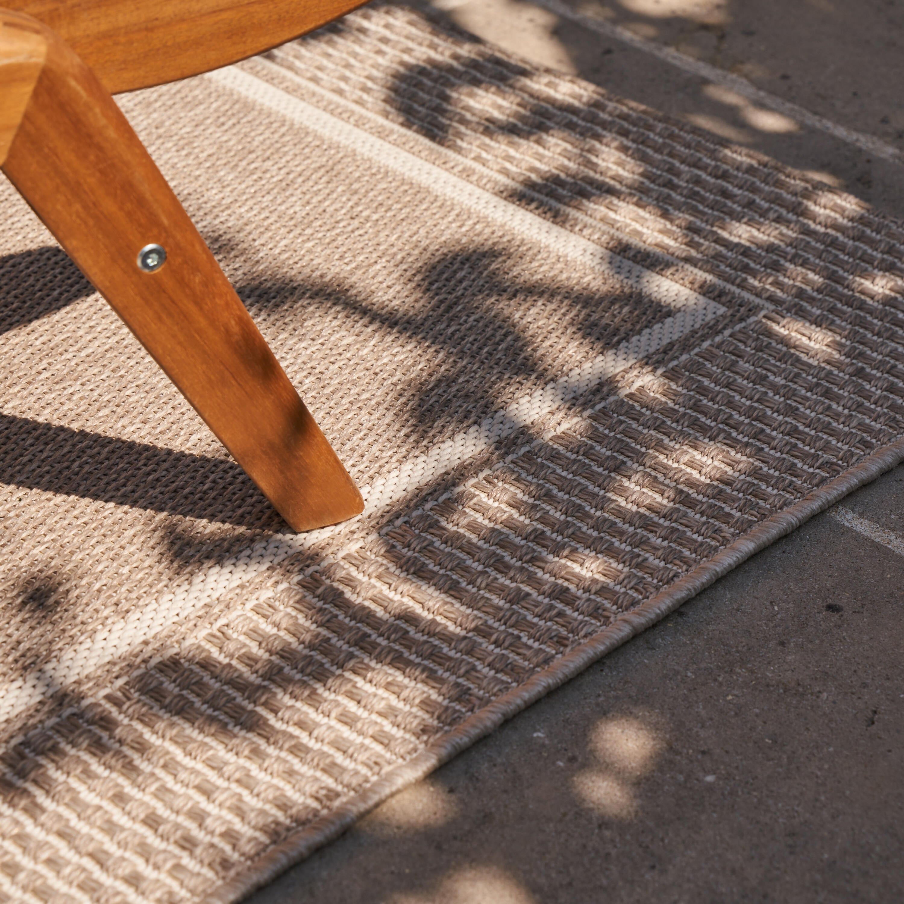 Tapete de exterior INSPIRE EMMA 160X230CM NATURAL - 6