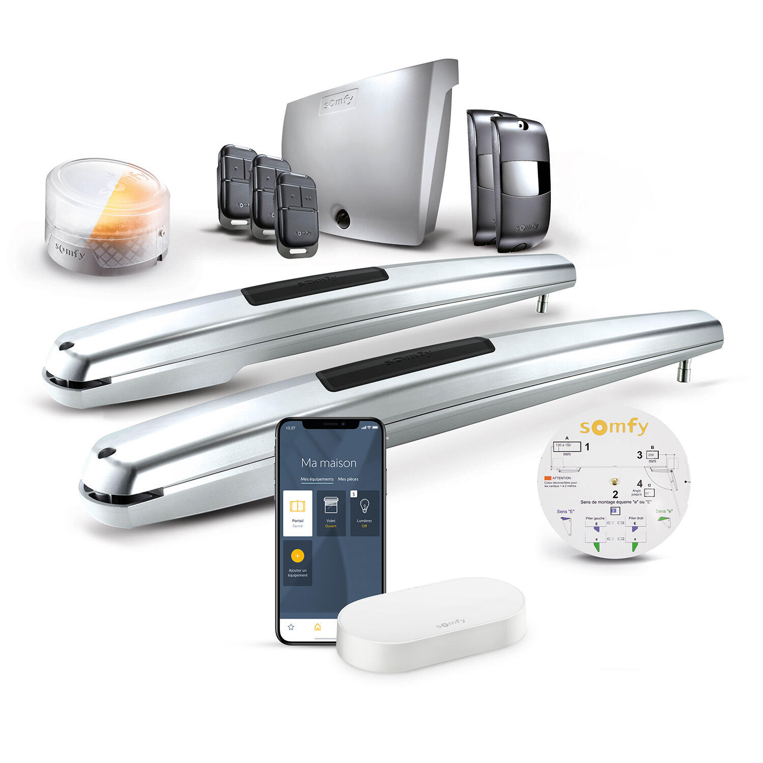 composition pack extravia xl connecté somfy - 4