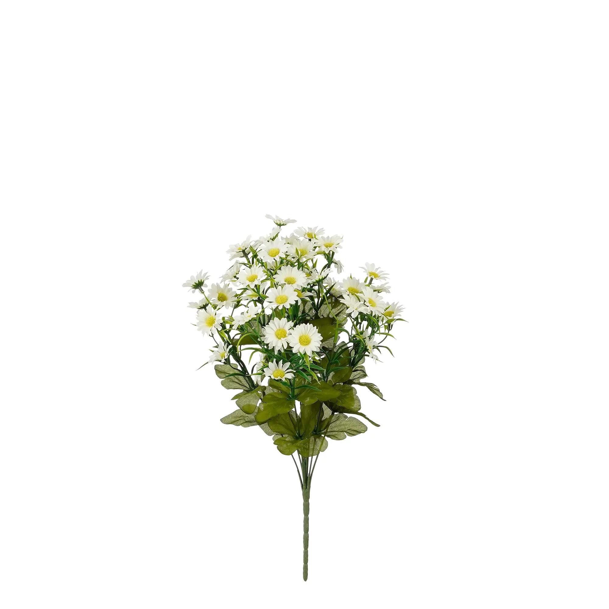 Ramo artificial margaritas white 46cm