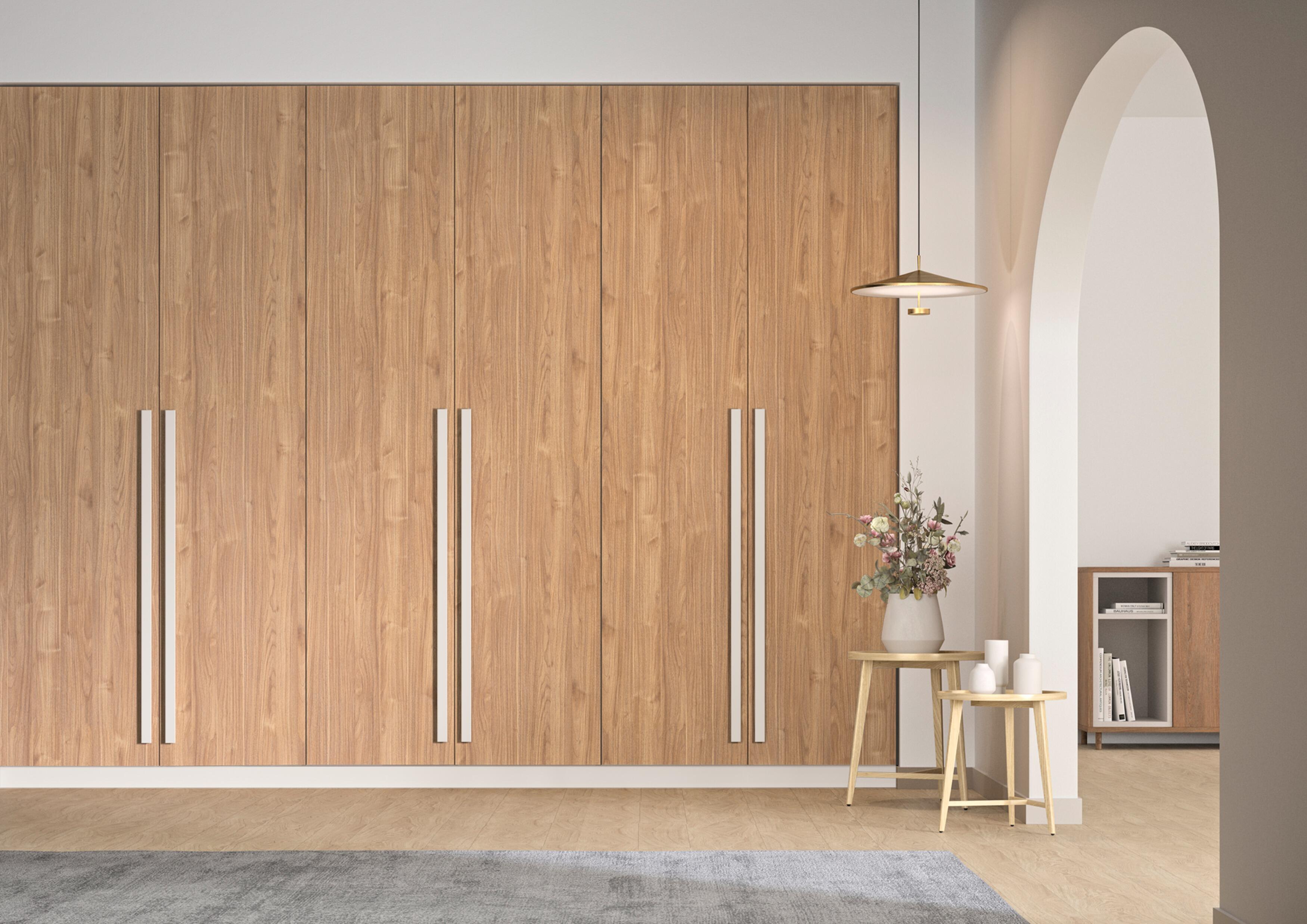 Tablero de aglomerado Nogal Slow 4 cantos de 39.7x80cm y 16mm de espesor - 2