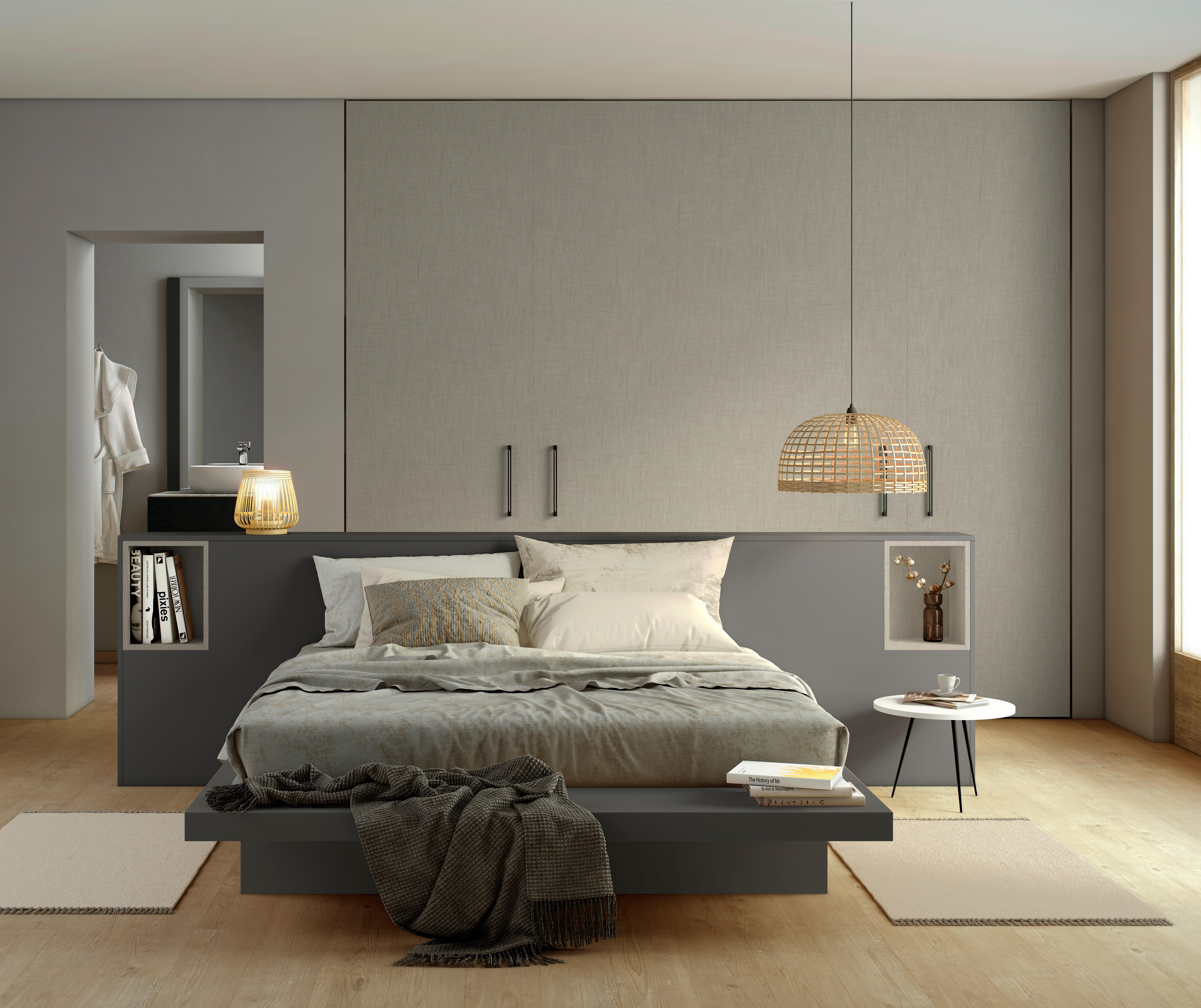 Tablero aglomerado con 2 cantos lino cancún 59,7x244x1,6 cm (anchoxaltoxgrosor) - 6